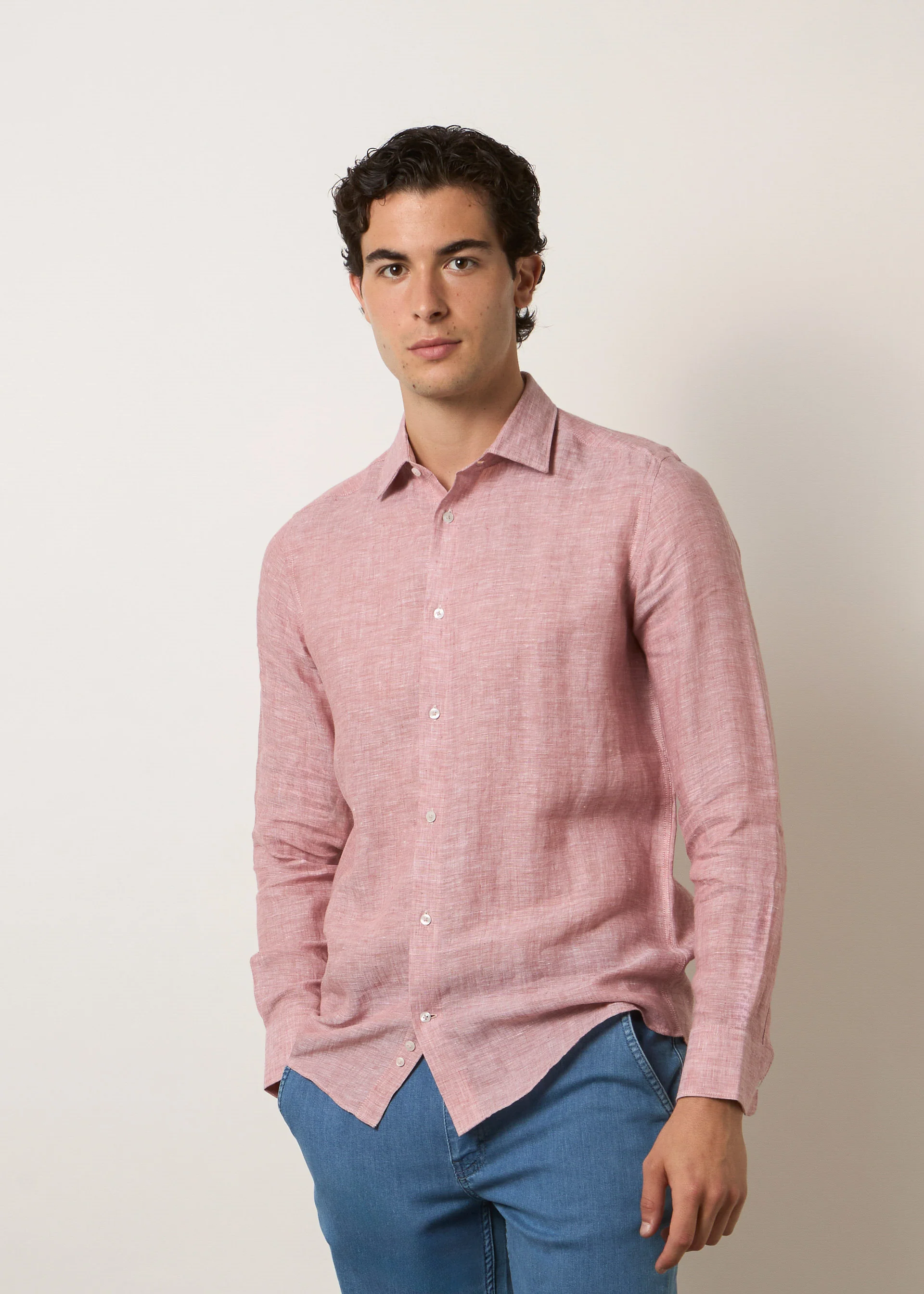 Camicia in puro lino - Image 26