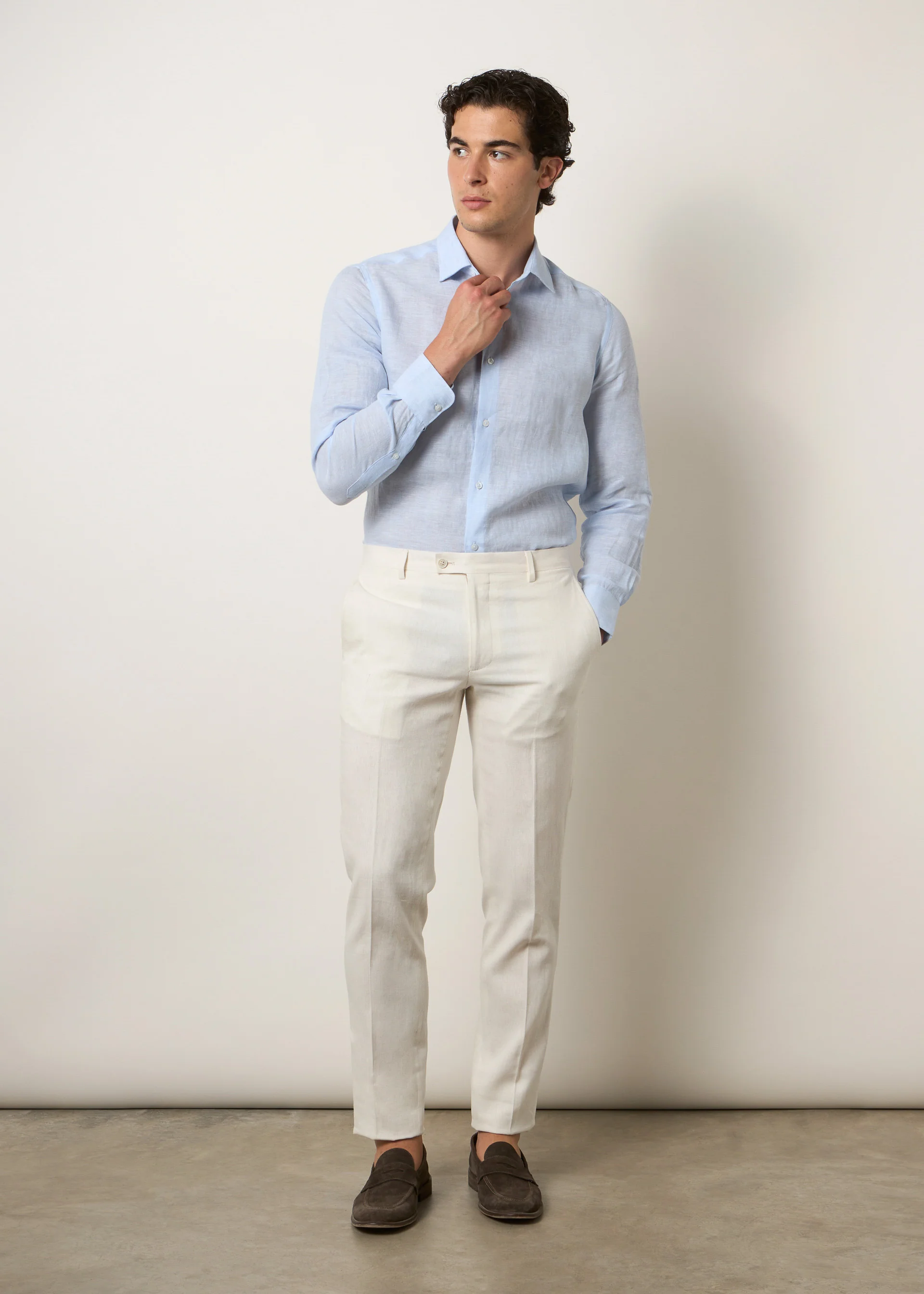 Camicia in puro lino - Image 32