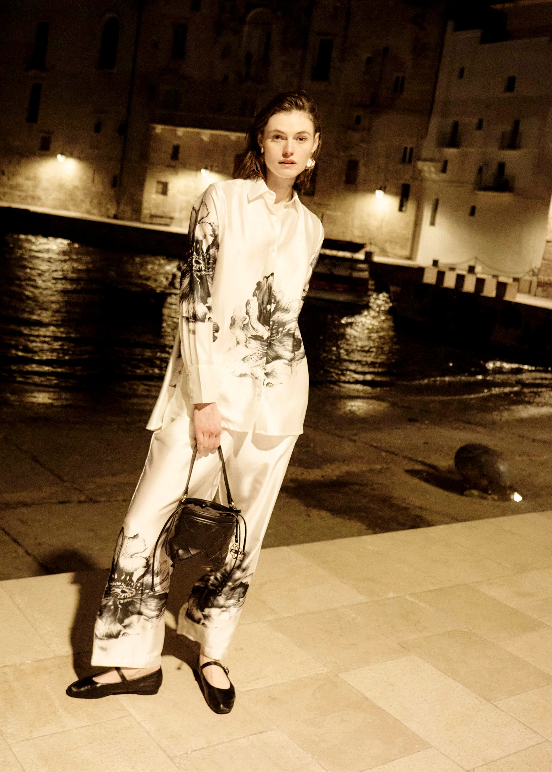 Camicia in satin