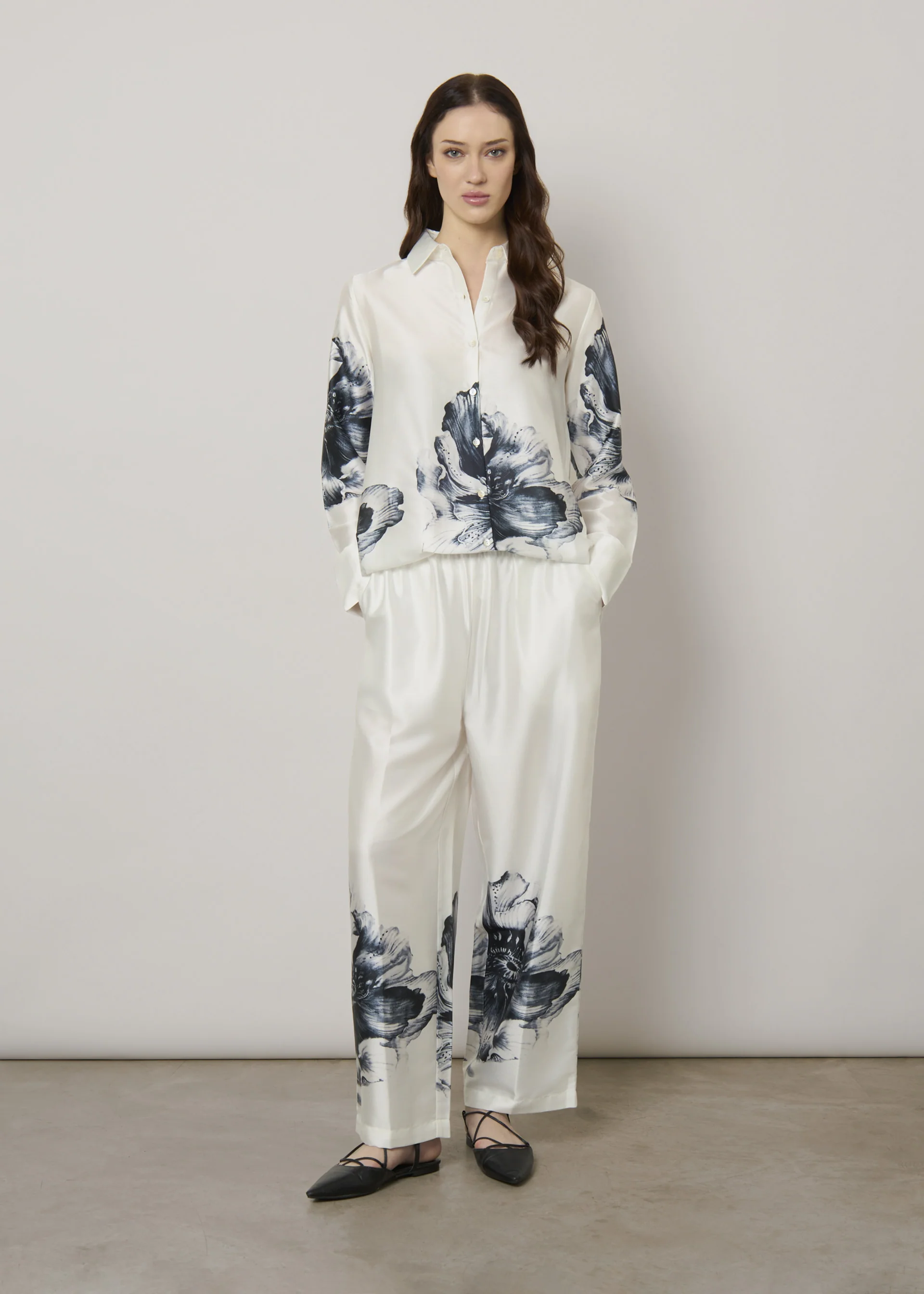 Camicia in satin - Image 3