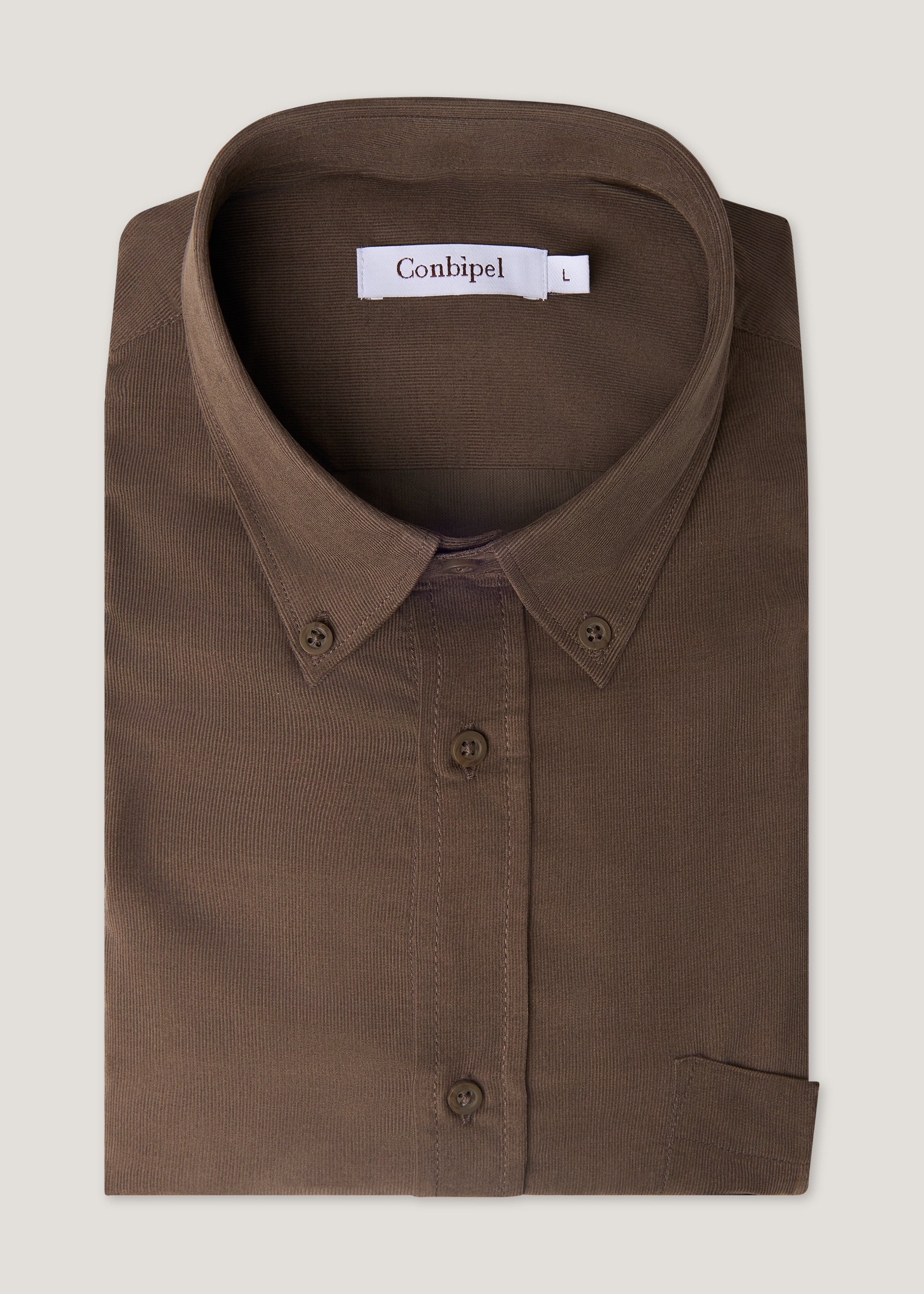 Camicia in velluto regular fit - Image 16