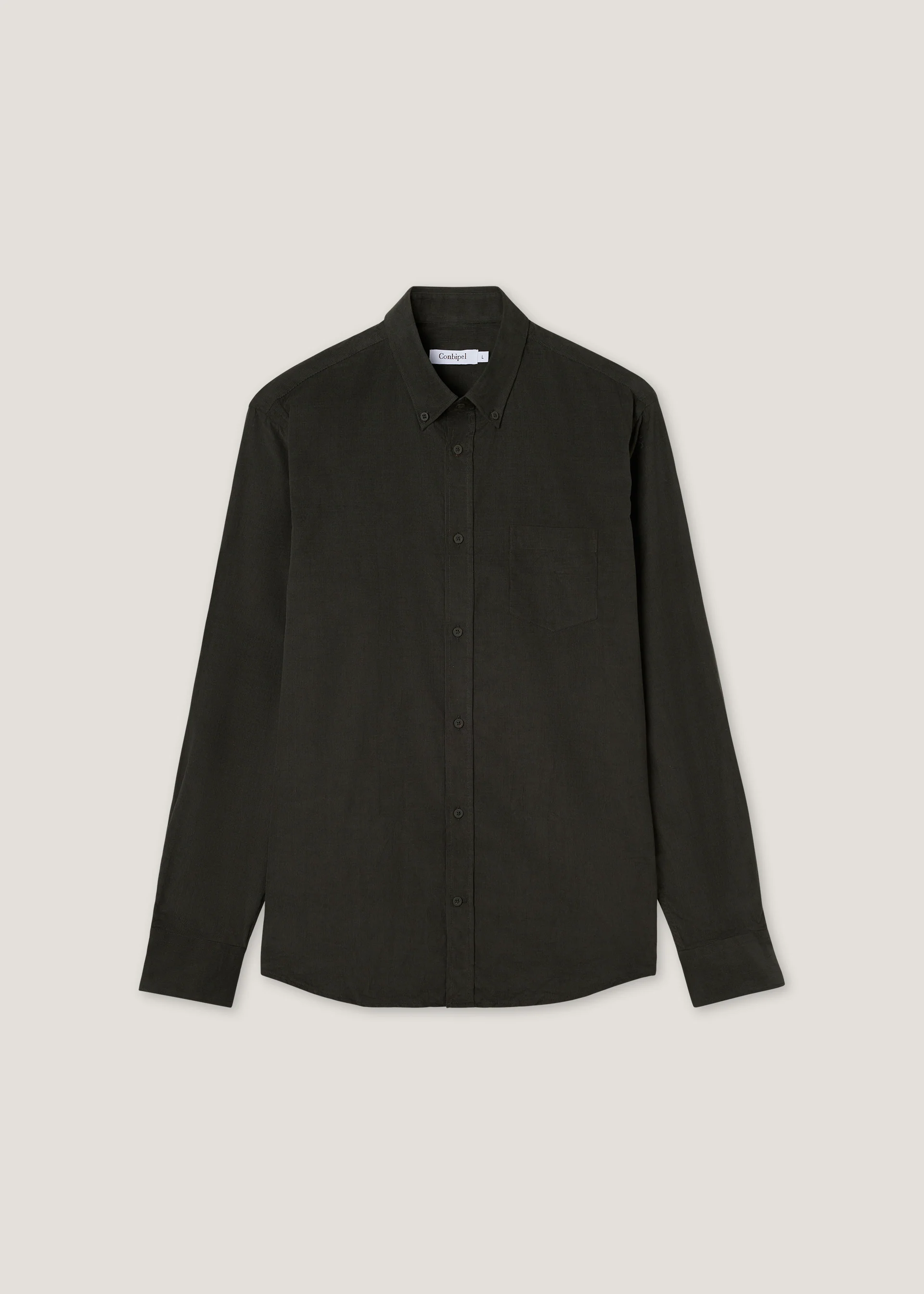 Camicia in velluto regular fit - Image 9