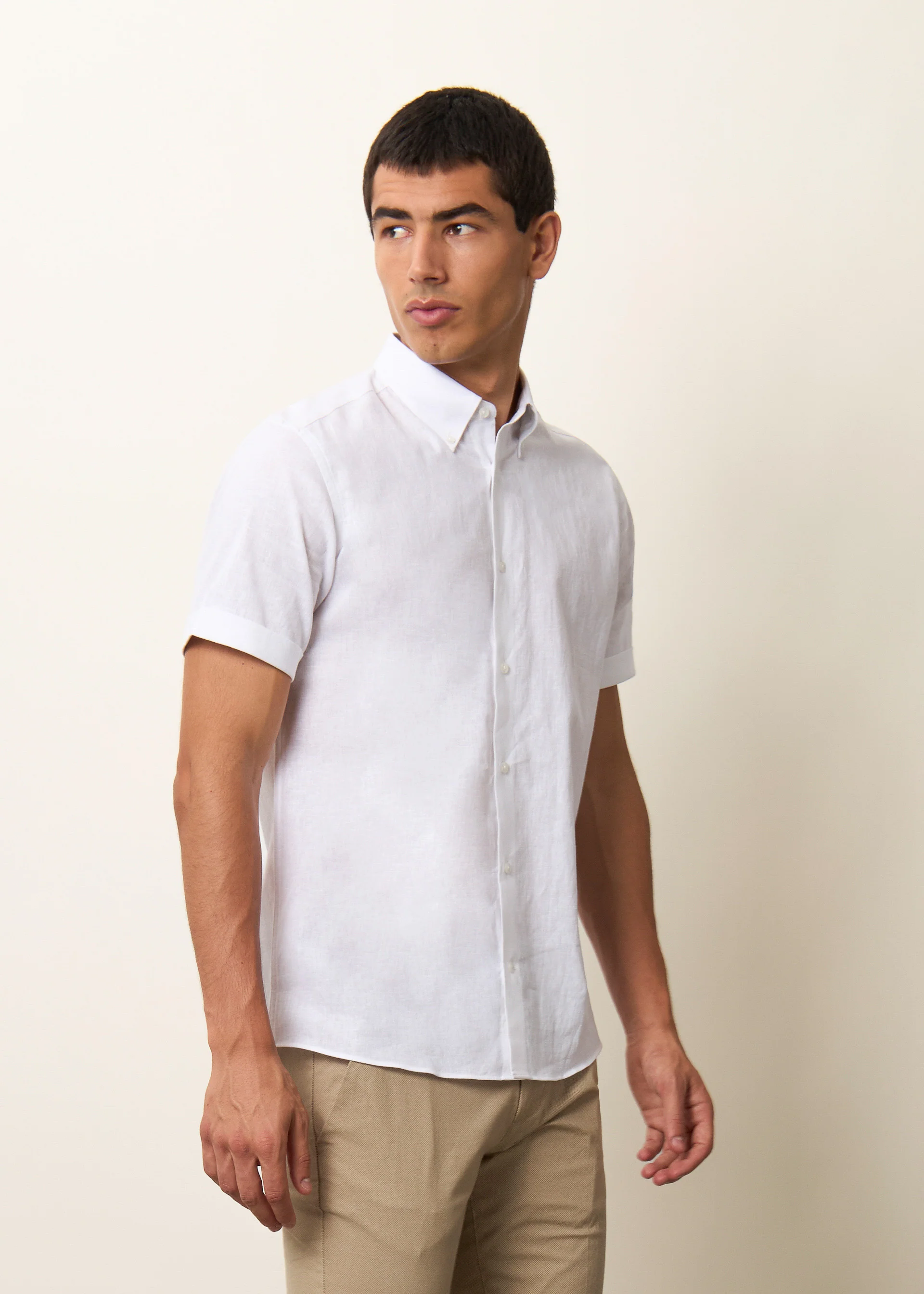 Camicia lino maniche corte - Image 3