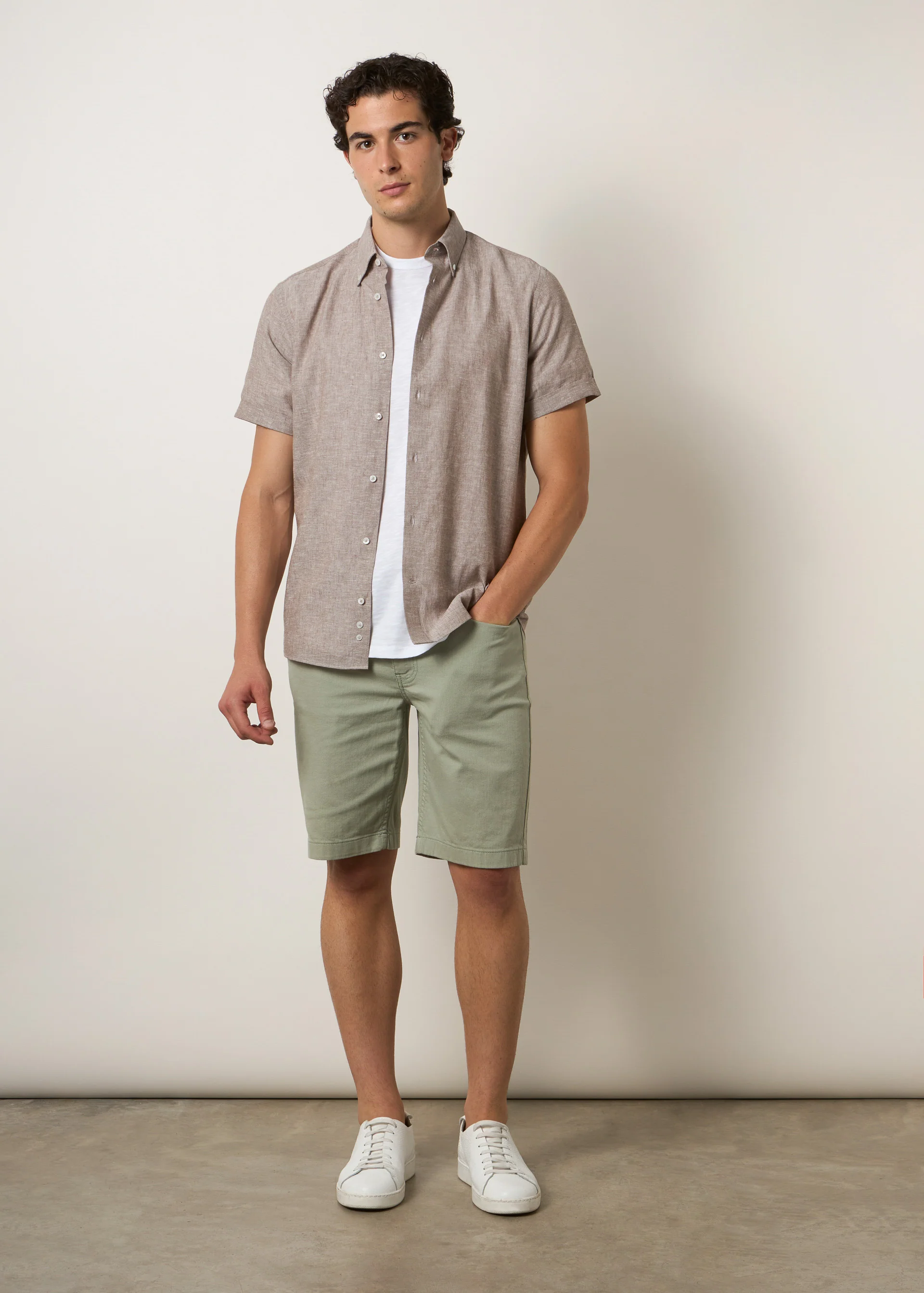 Camicia lino maniche corte - Image 6