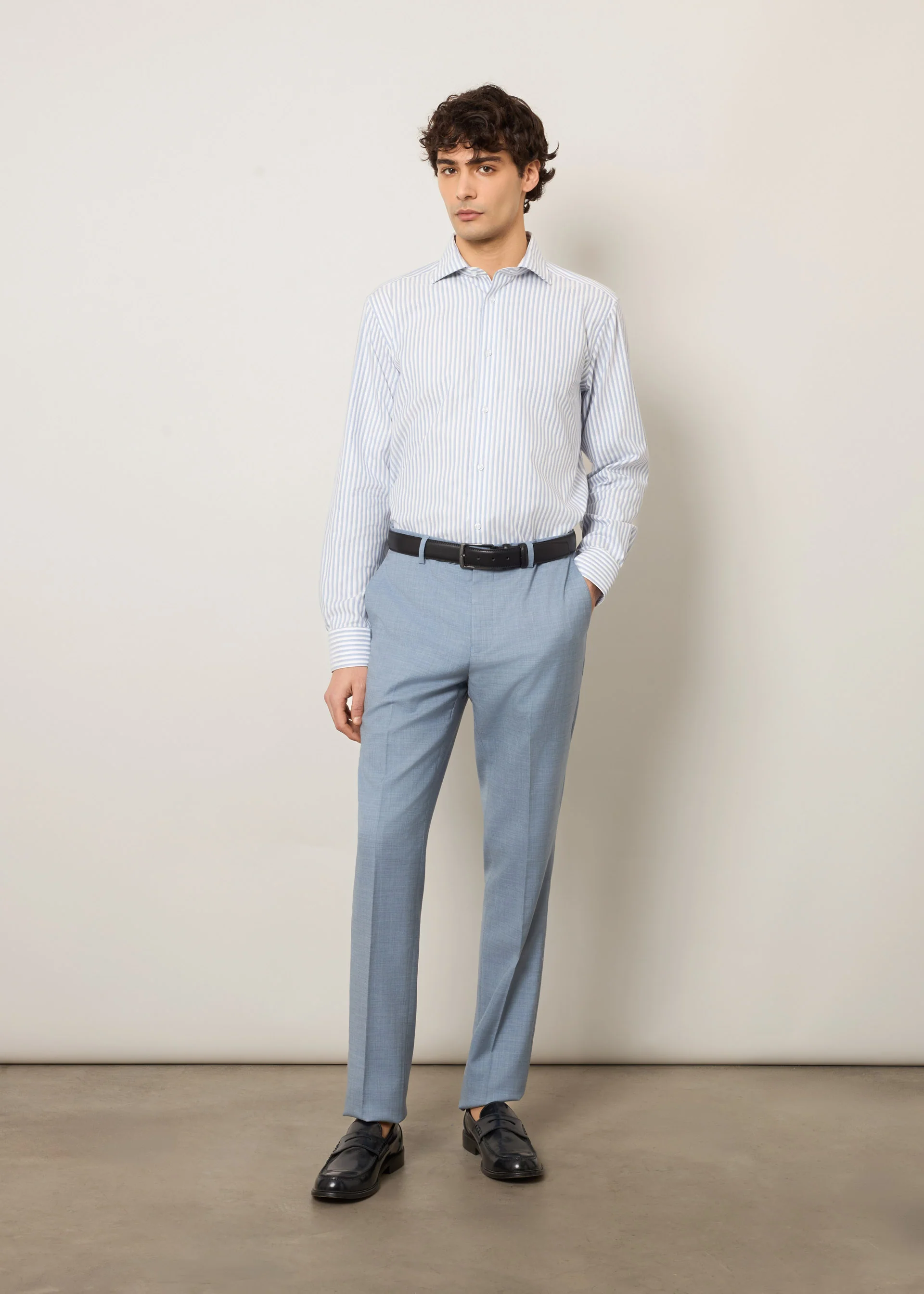 Camicia no iron regular puro cotone - Image 4