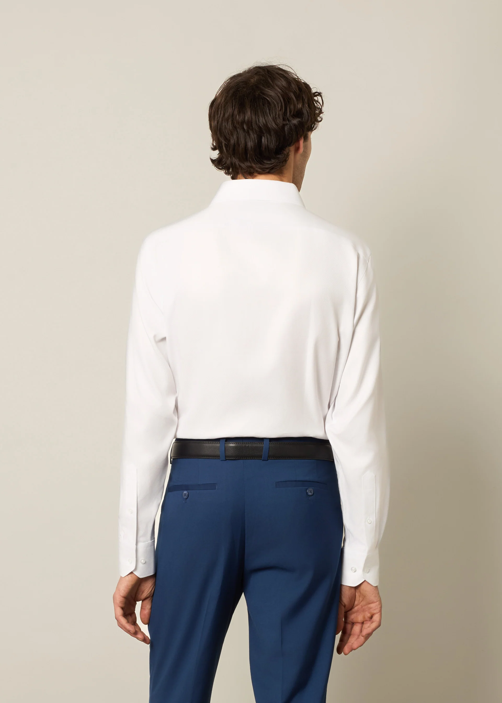 Camicia regular in cotone no stiro - Image 3