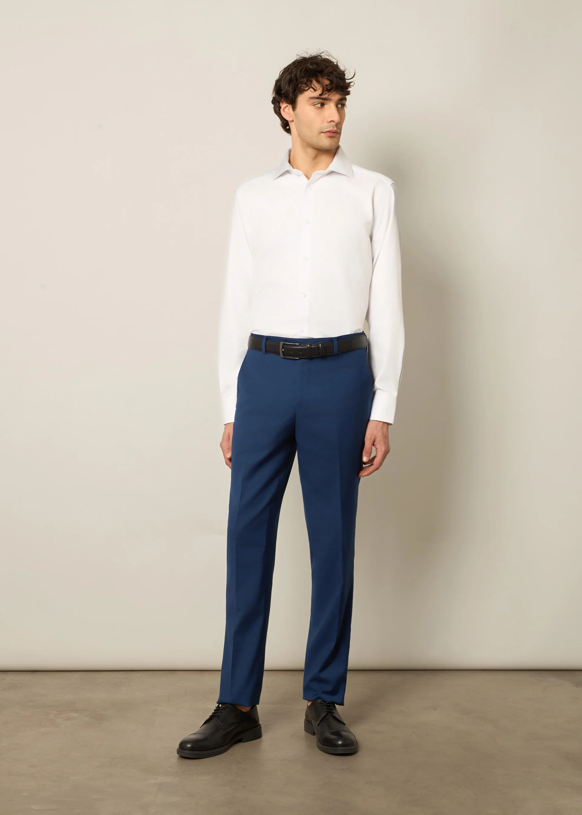 Camicia regular in cotone no stiro - Image 4