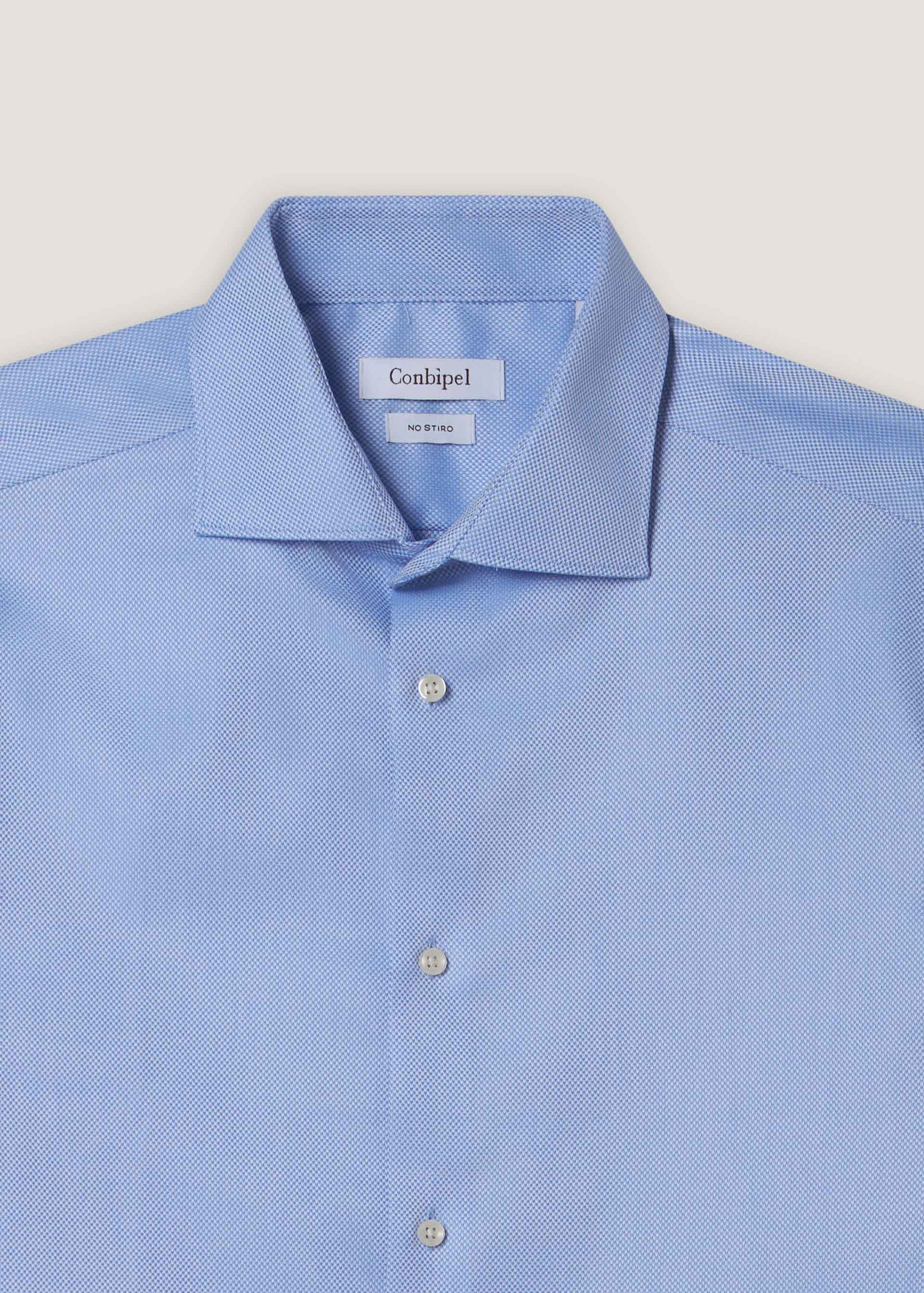 Camicia regular in cotone no stiro - Image 8