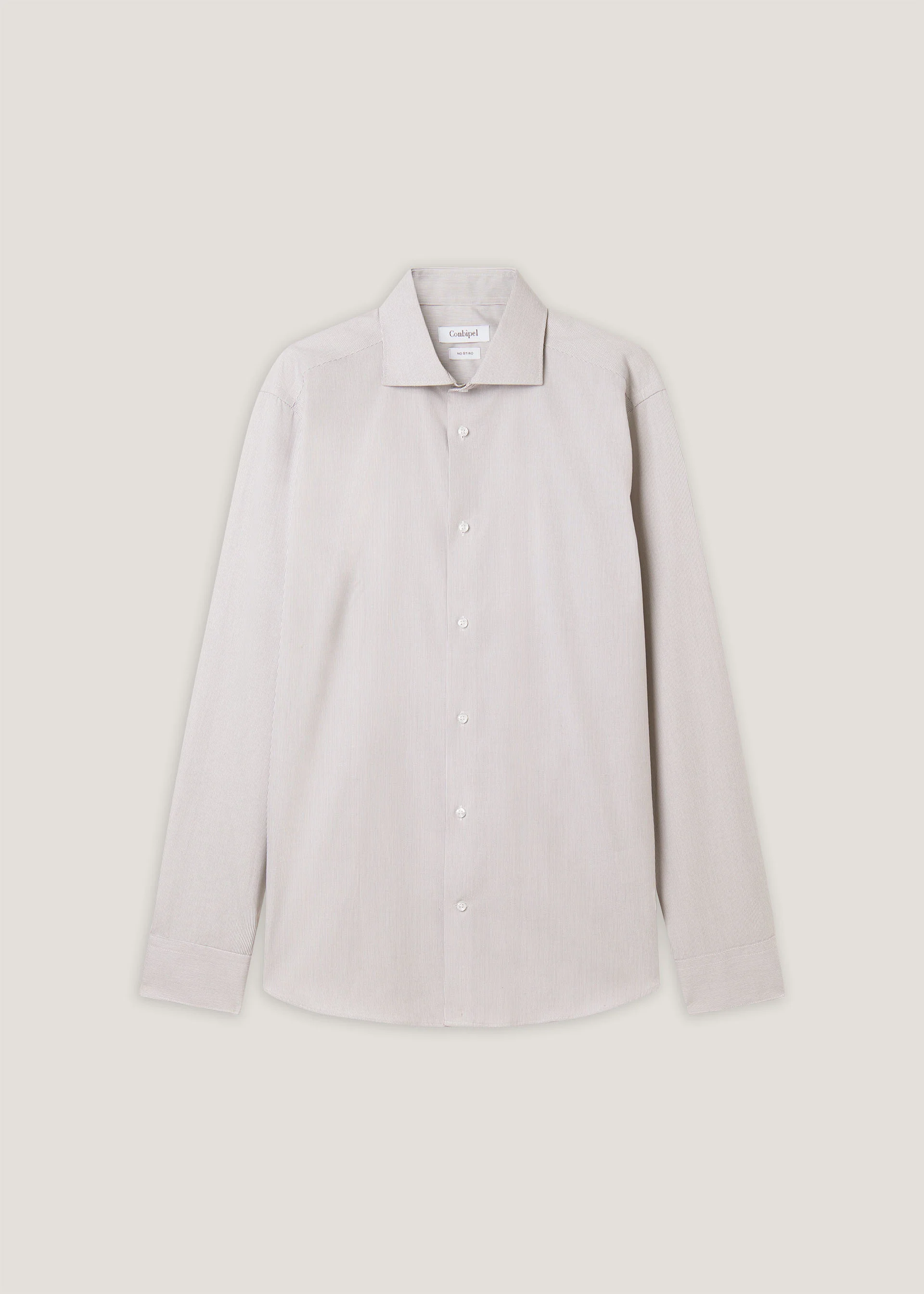 Camicia regular in cotone no stiro - Image 5