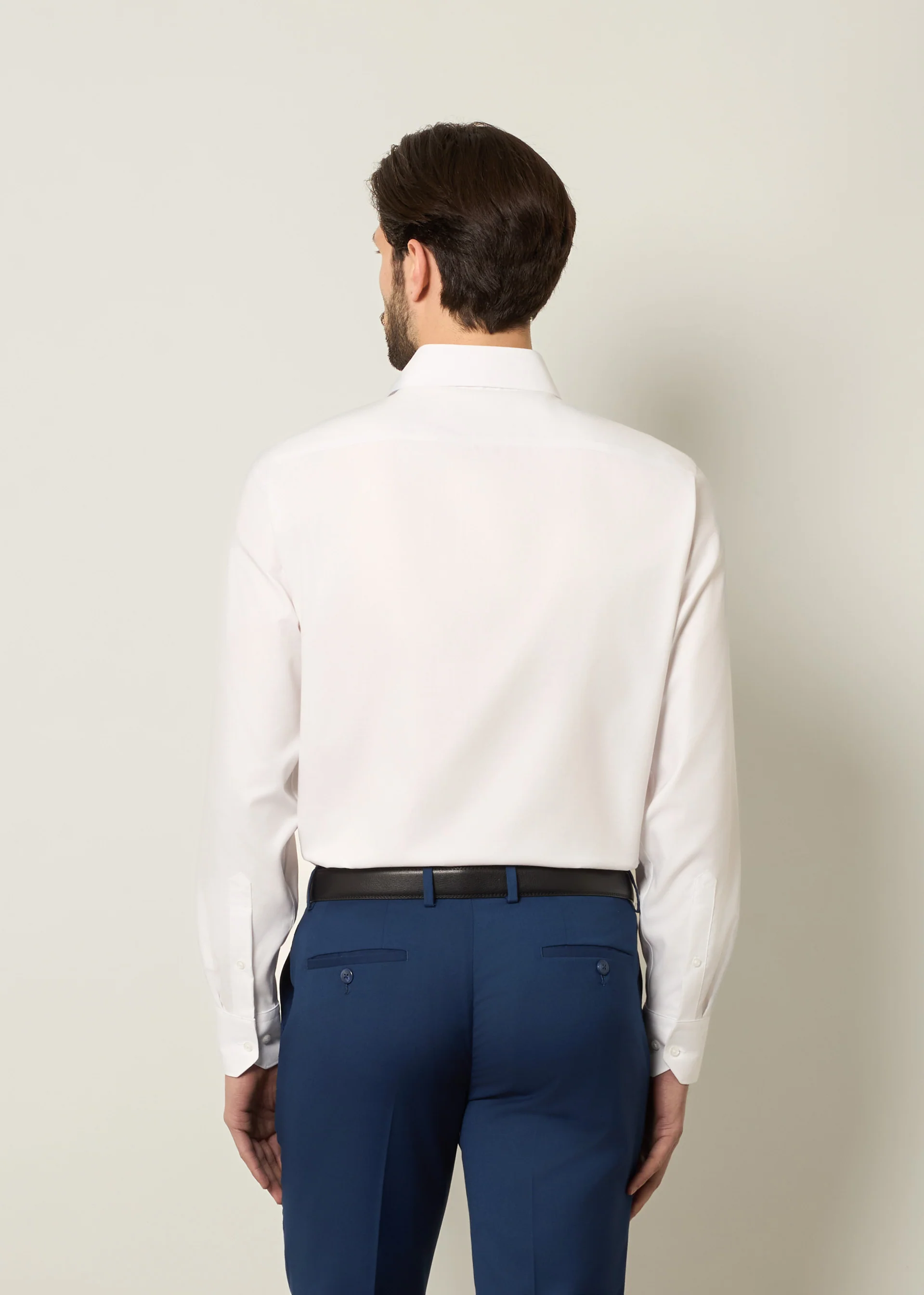 Camicia regular in cotone no stiro - Image 3