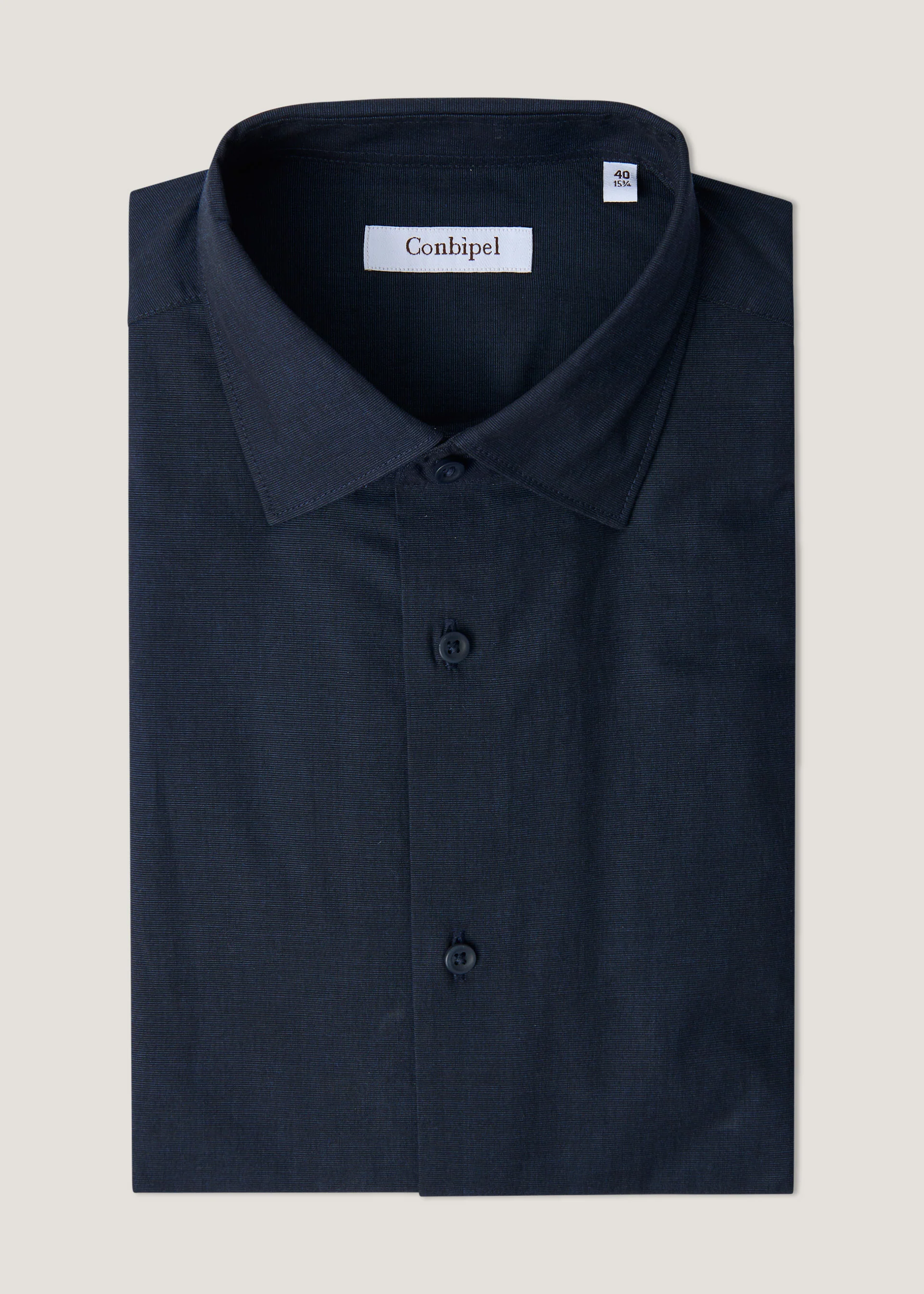 Camicia regular unita - Image 8