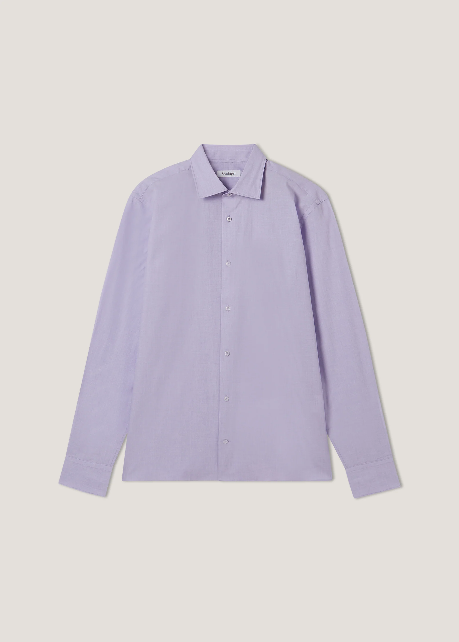 Camicia regular unita - Image 9