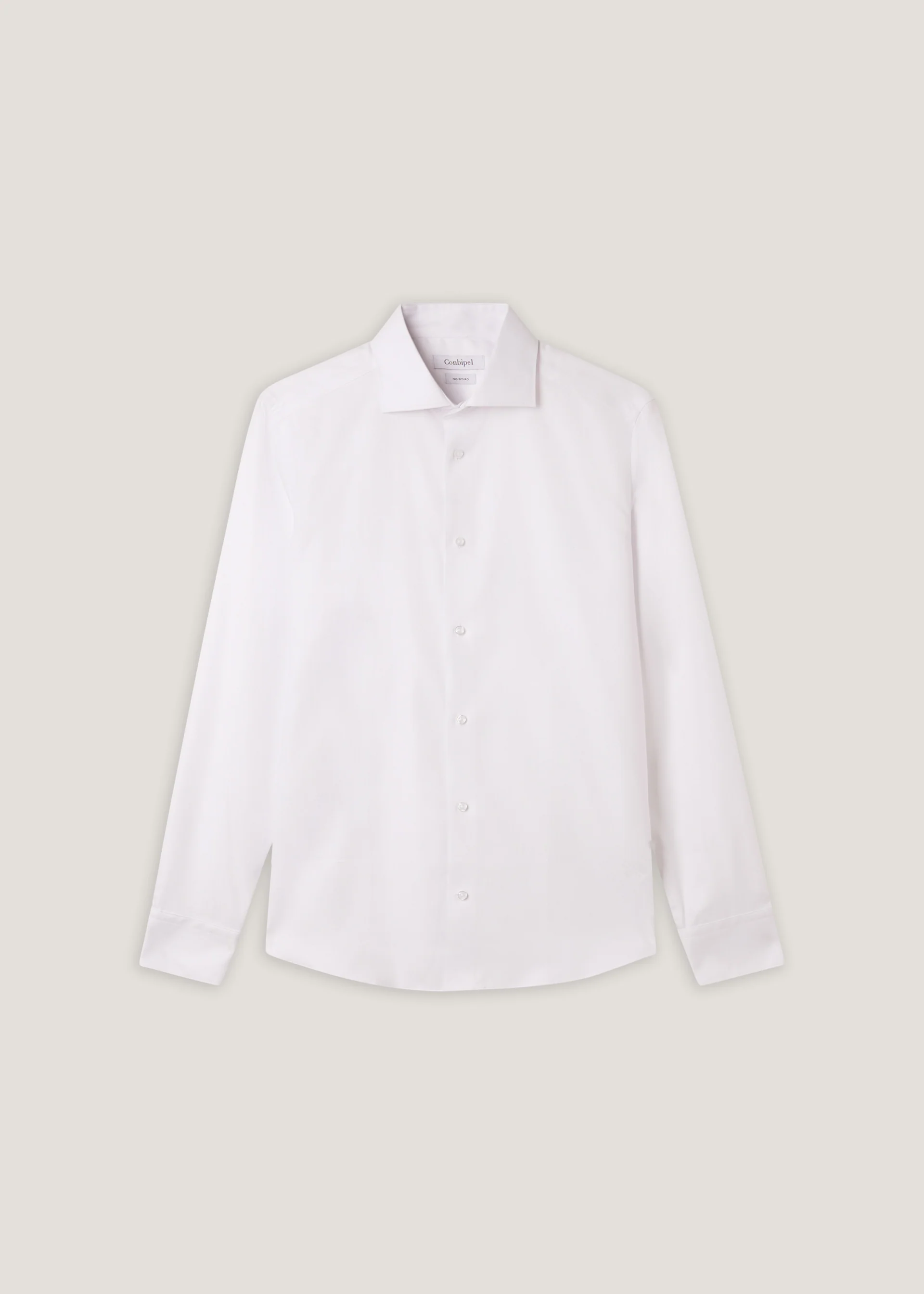 Camicia slim in cotone no stiro - Image 5