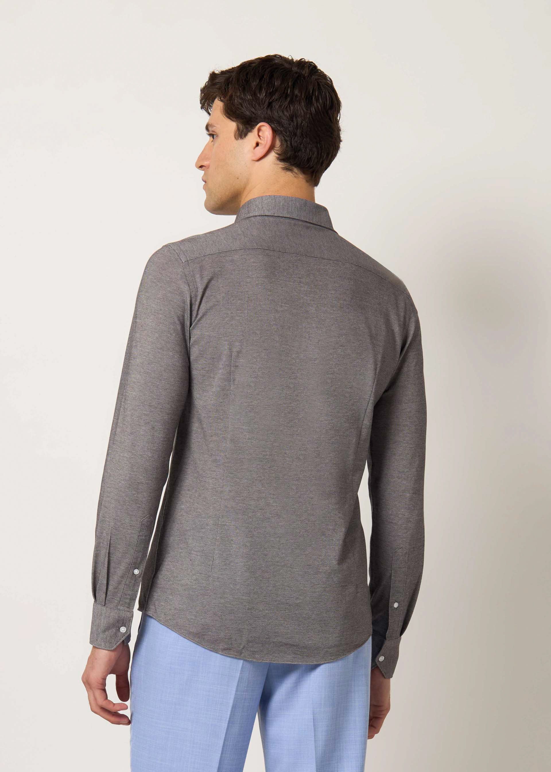 Camicia slim micro fantasia - Image 3