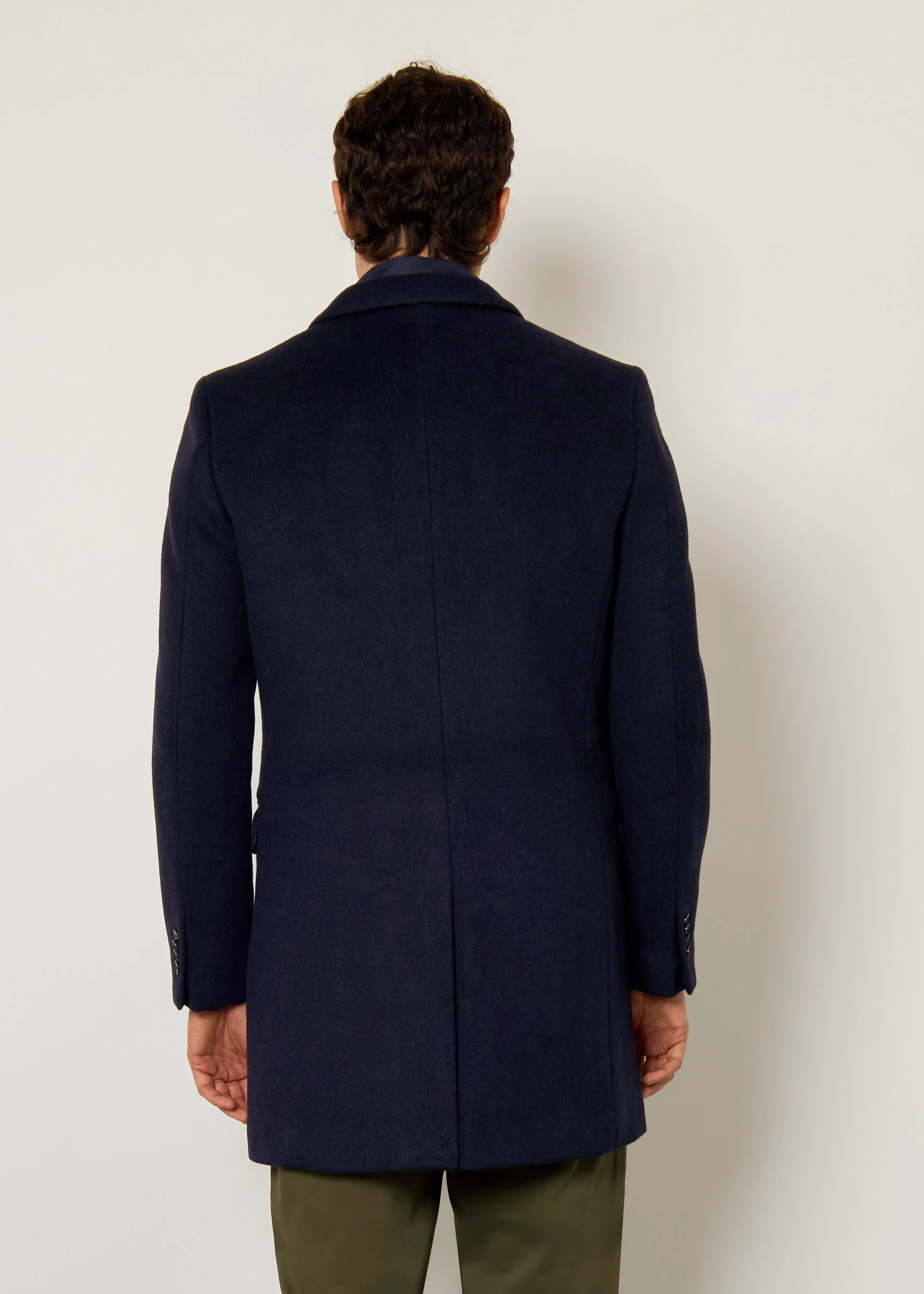 Cappotto microfantasia in misto lana - Image 8