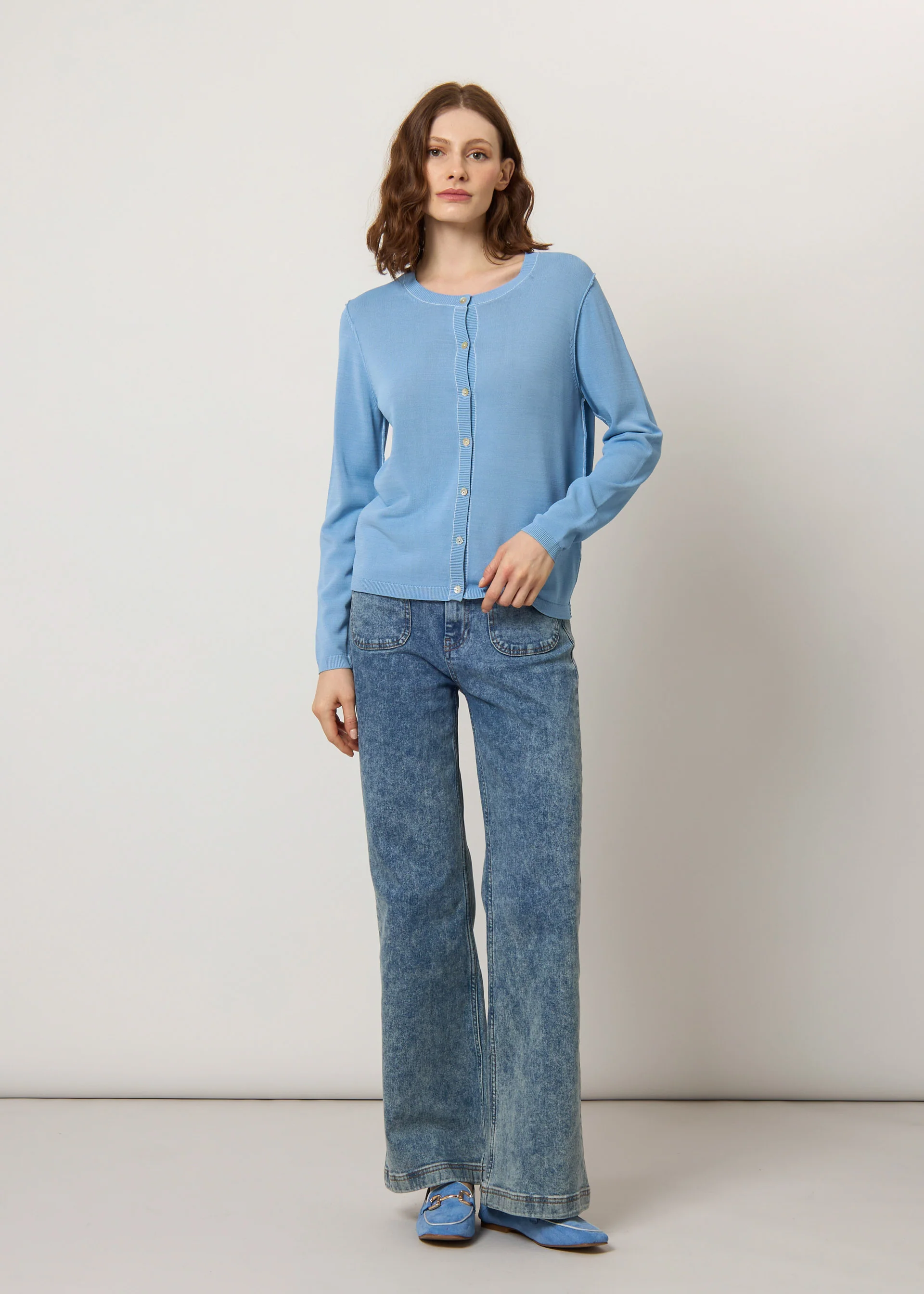Cardigan girocollo - Image 4