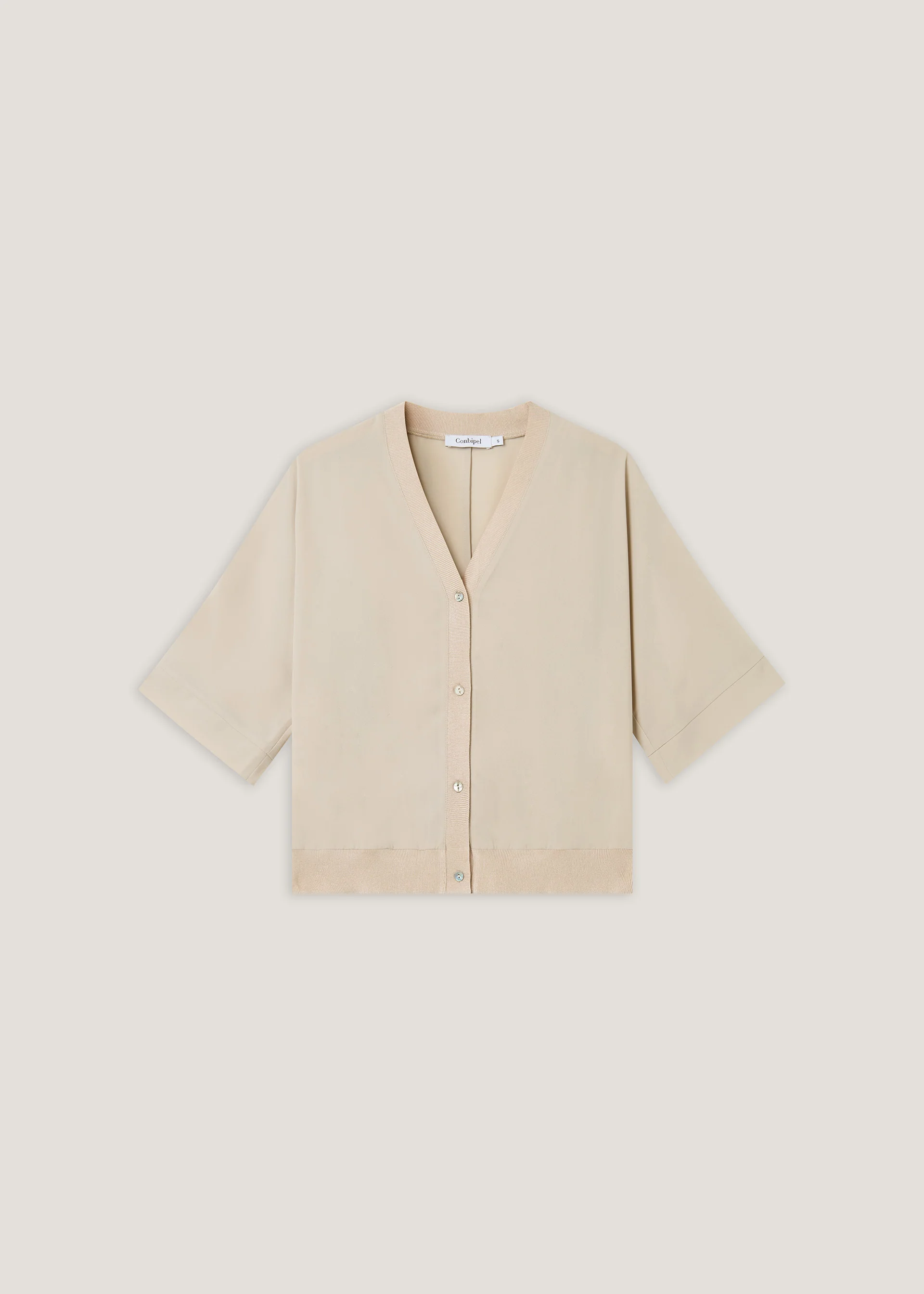 Cardigan in crepe - Image 15