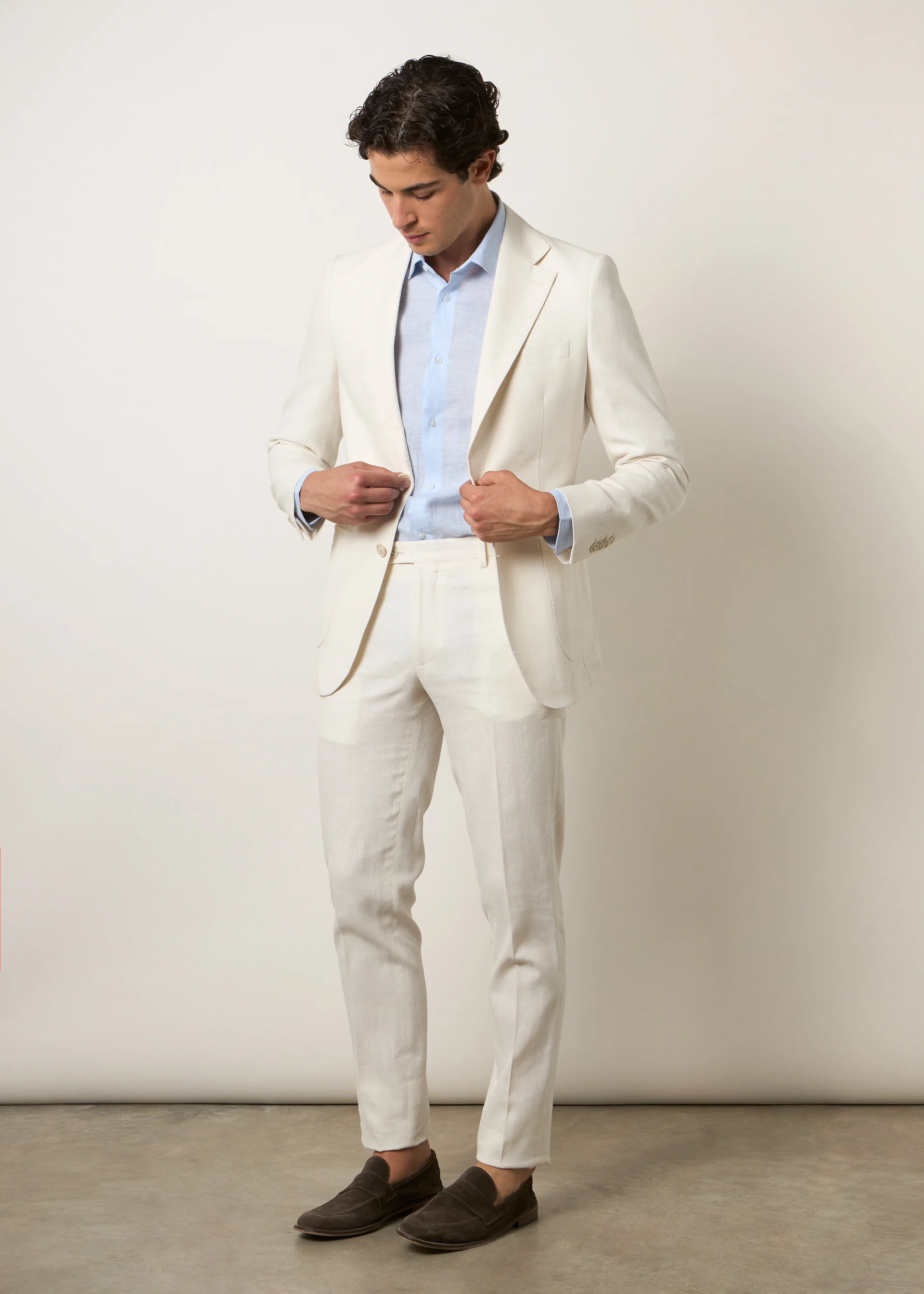 Completo in lino slim fit - Image 6