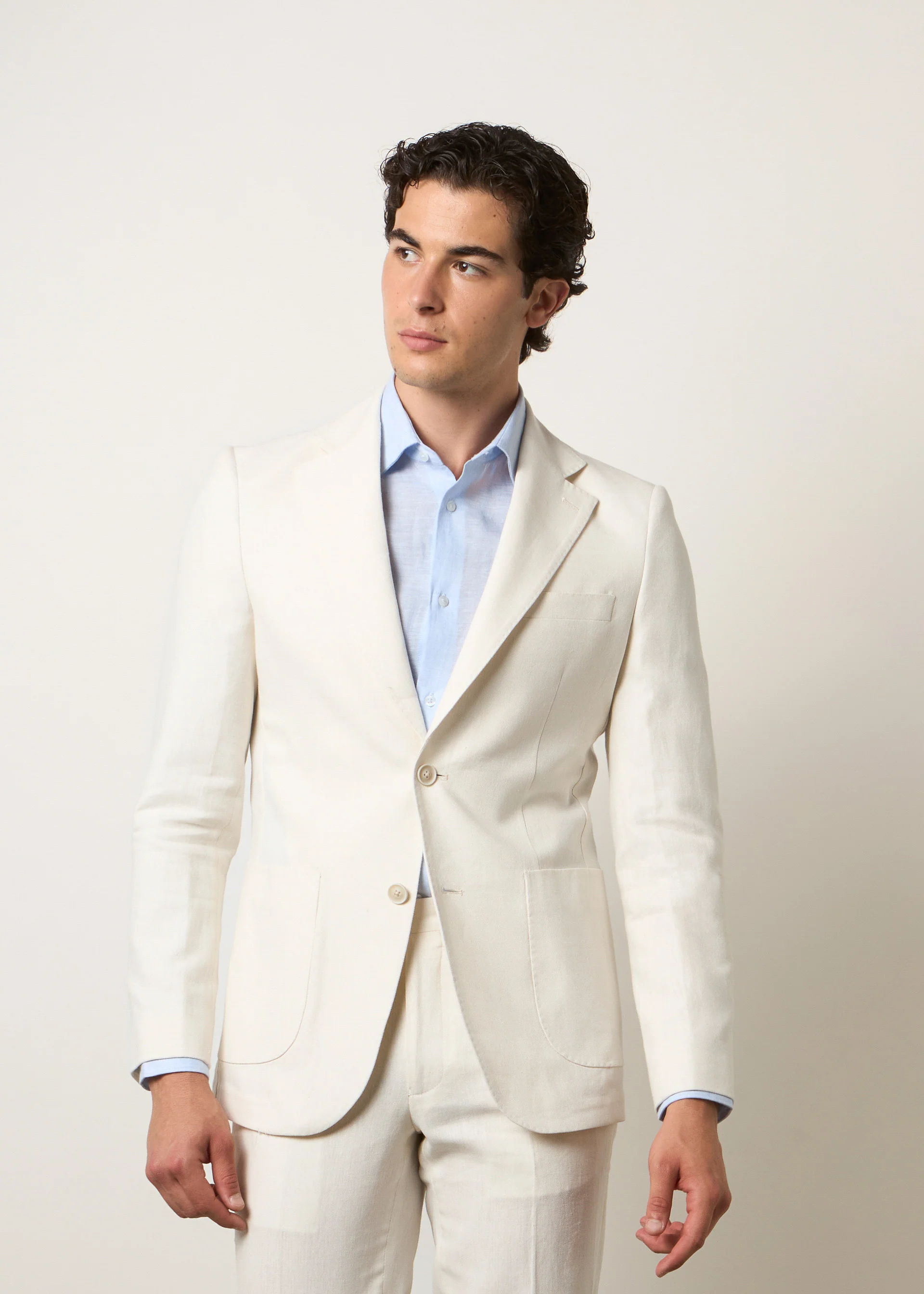 Completo in lino slim fit - Image 8