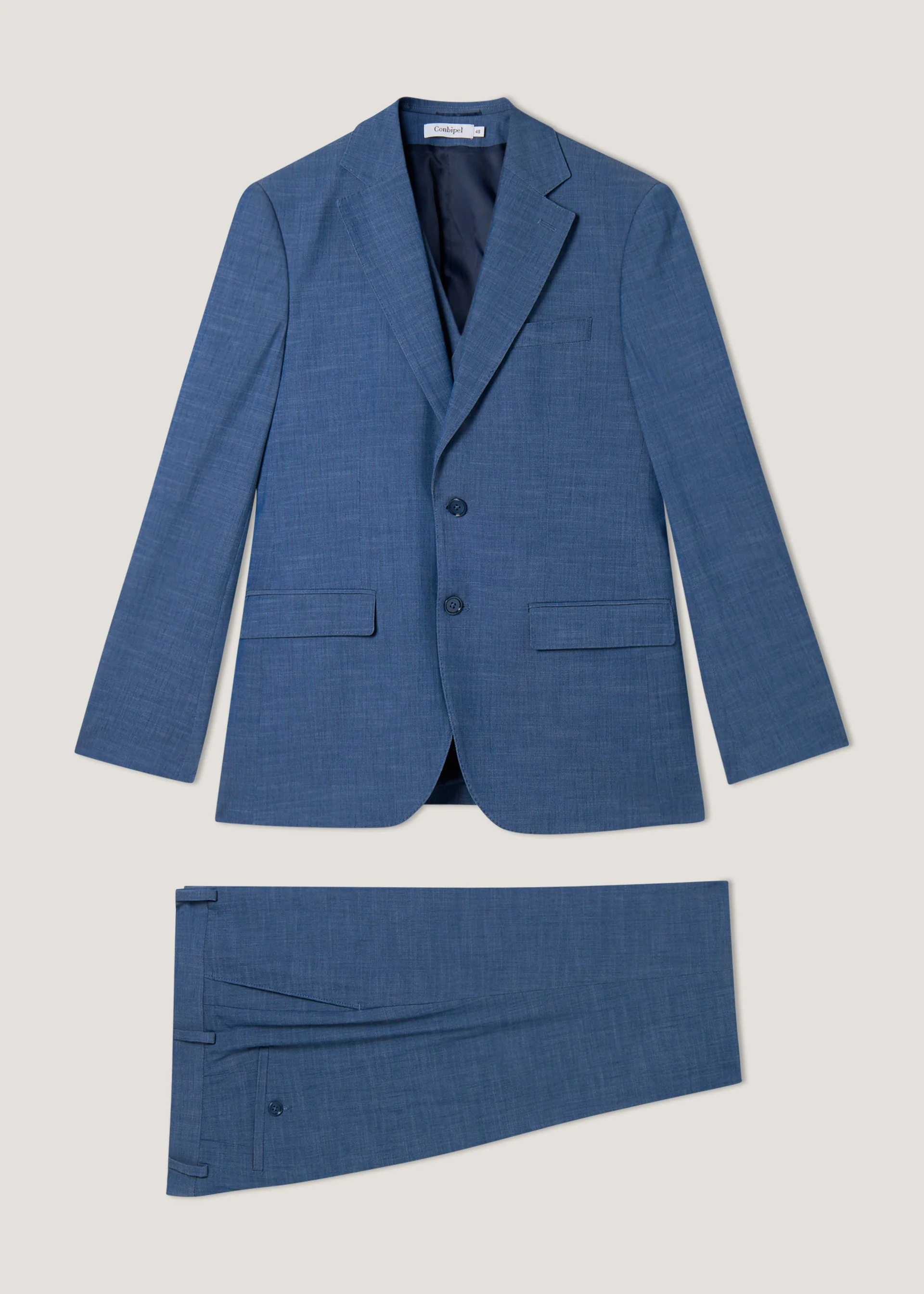 Completo slim fit con gilet - Image 5