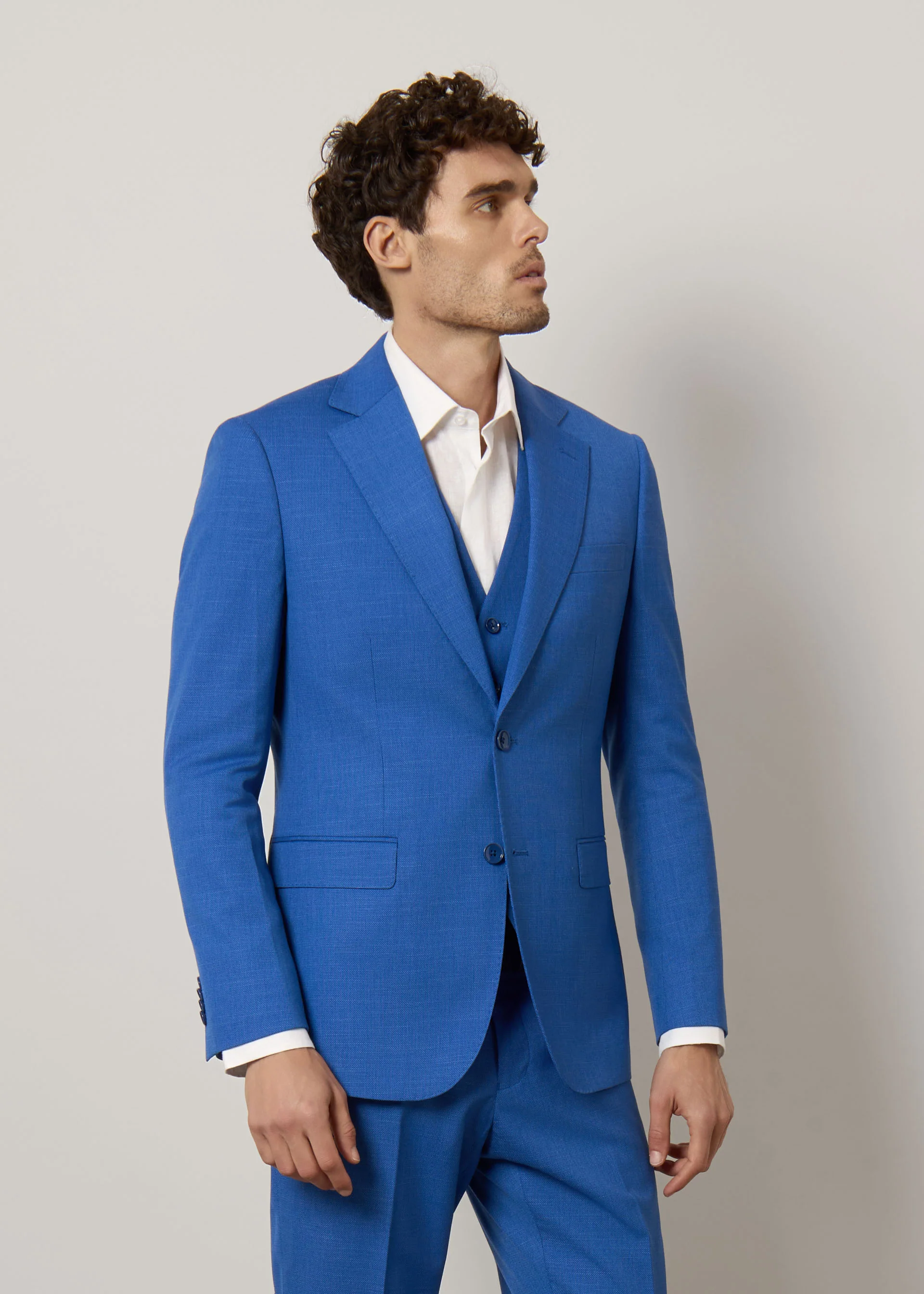 Completo slim fit con gilet - Image 3