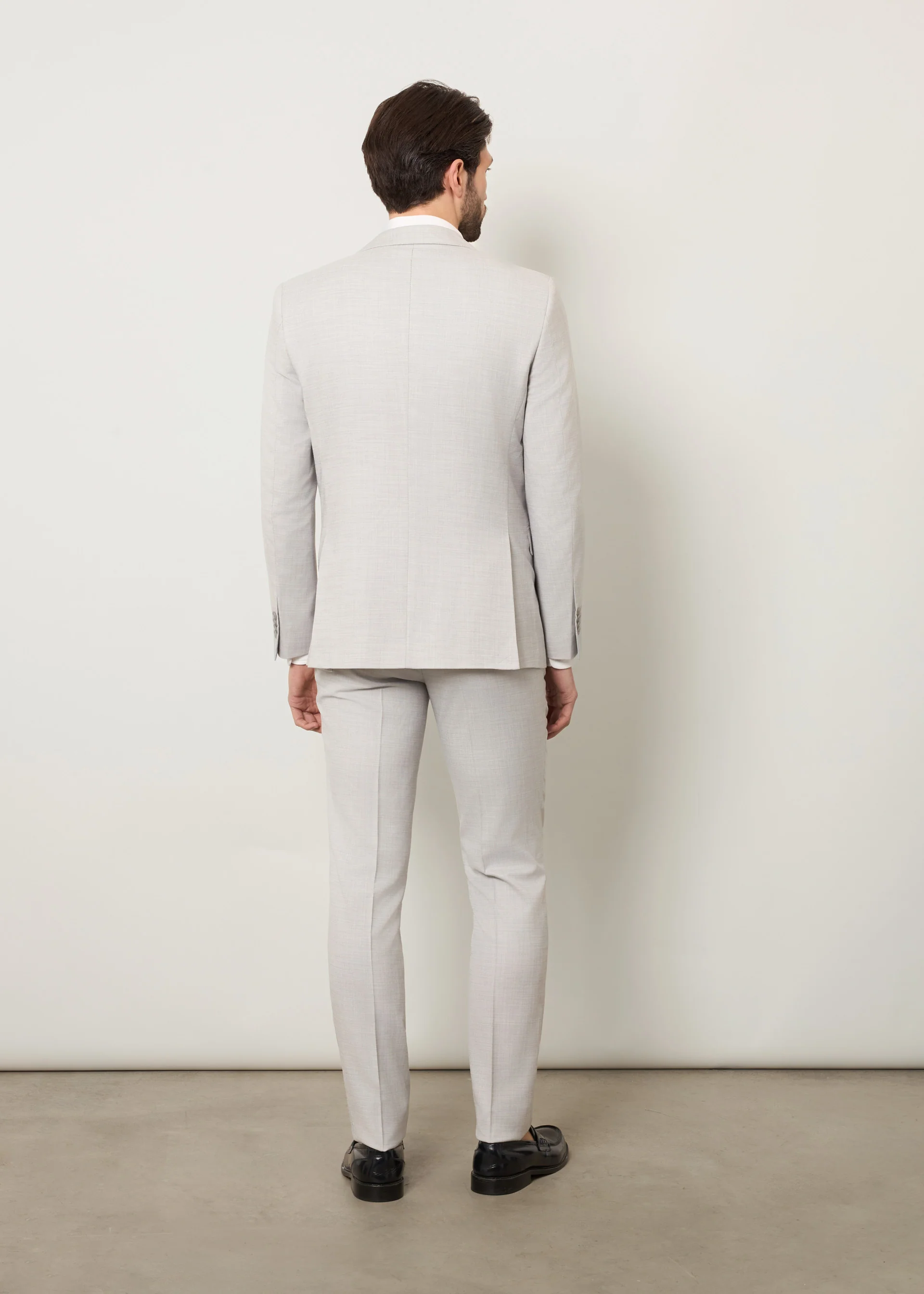 Completo slim fit mélange - Image 4