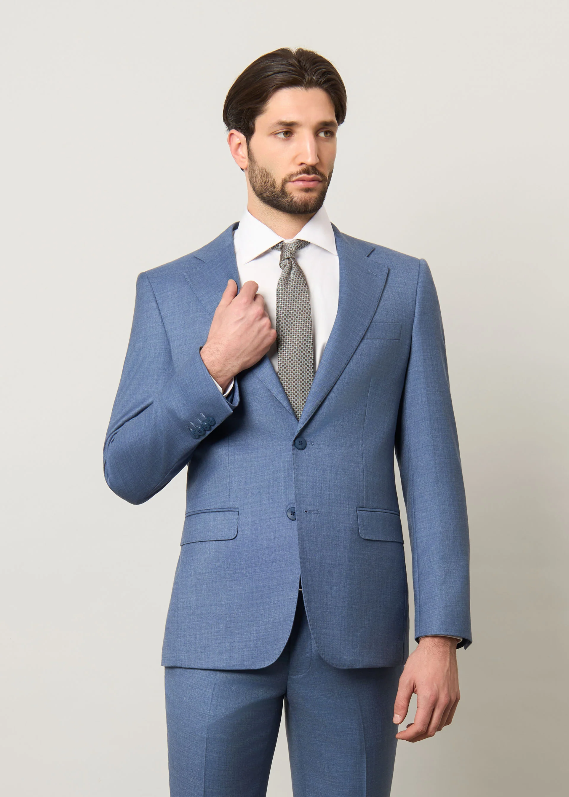 Completo slim fit mélange - Image 3