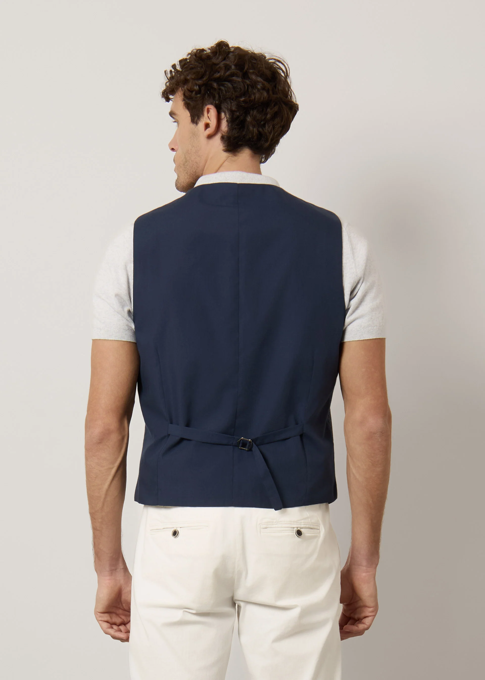 Gilet in lino e cotone - Image 3