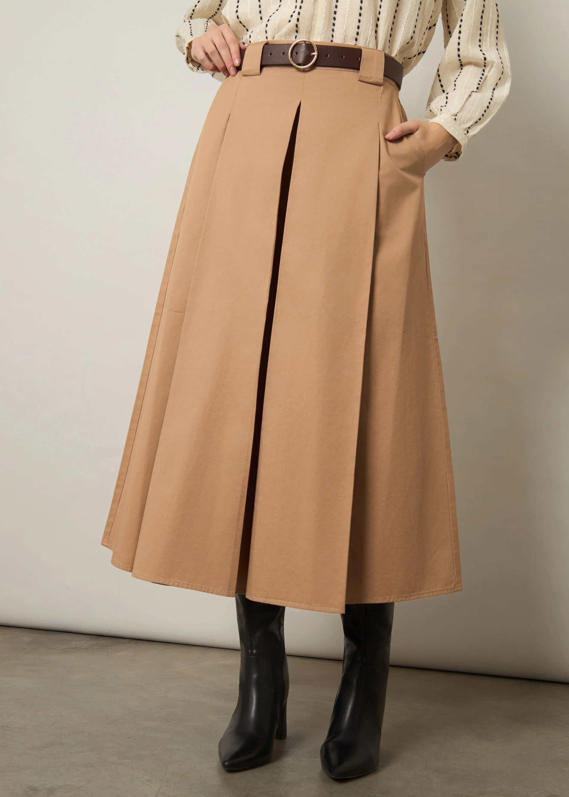 Gonna in twill di cotone - Image 4