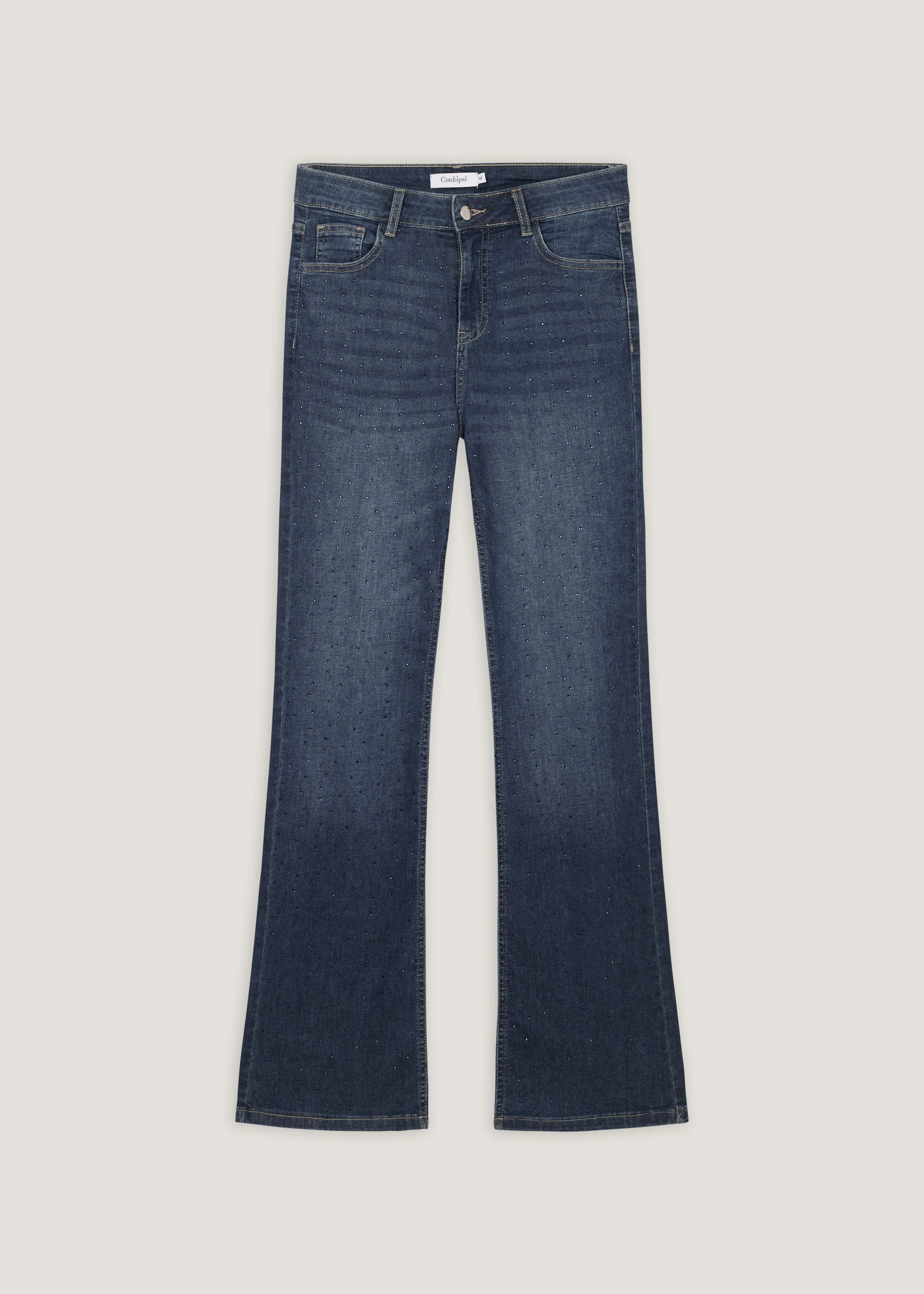 Jeans flare con strass - Image 5