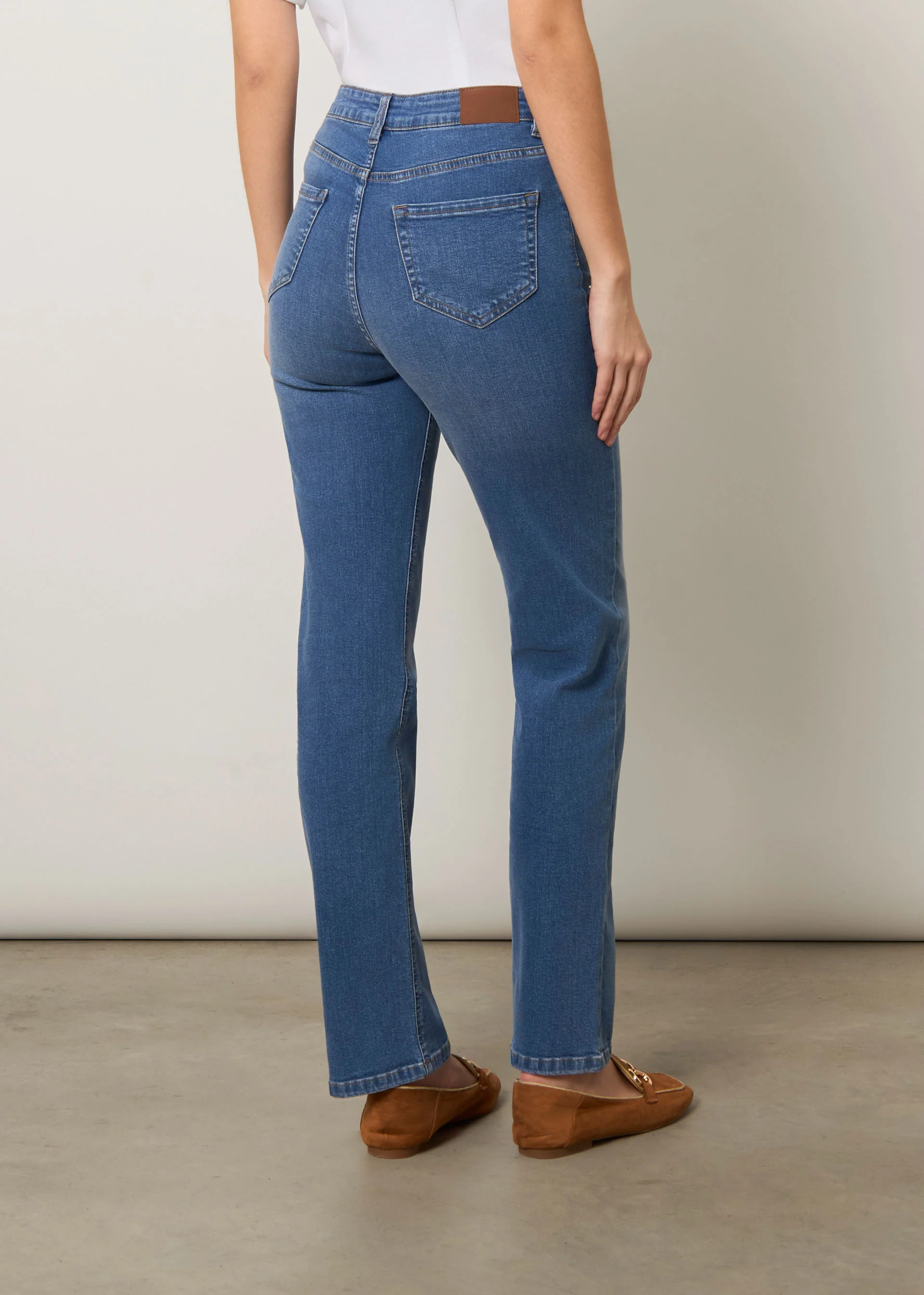 Jeans regular fit a vita alta - Image 3