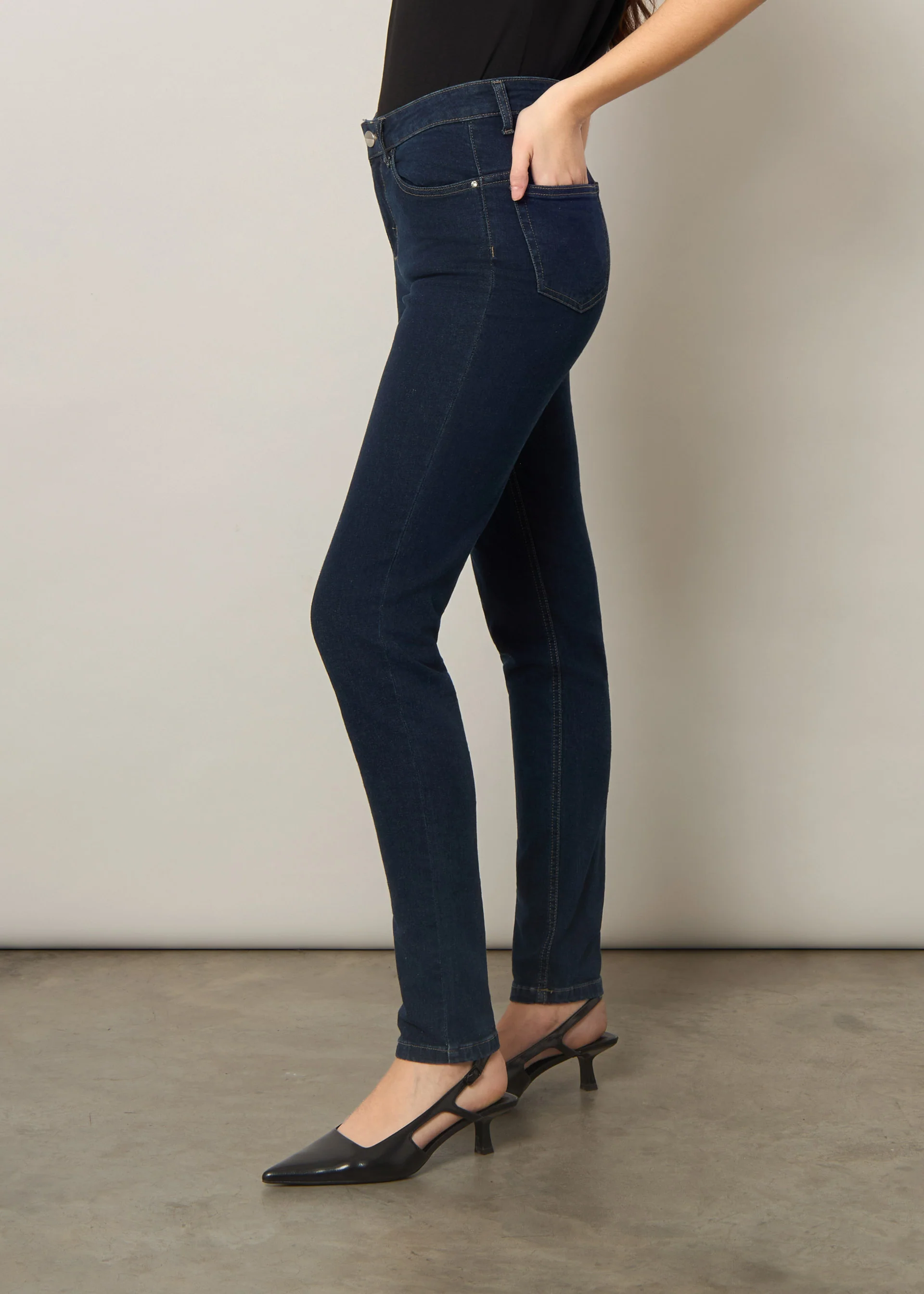 Jeans skinny a vita alta - Image 11