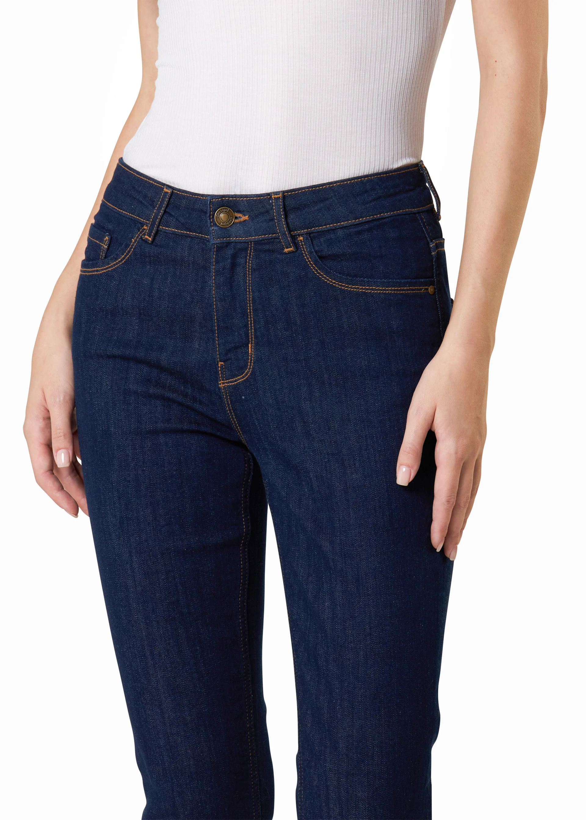 Jeans slim a vita alta - Image 3