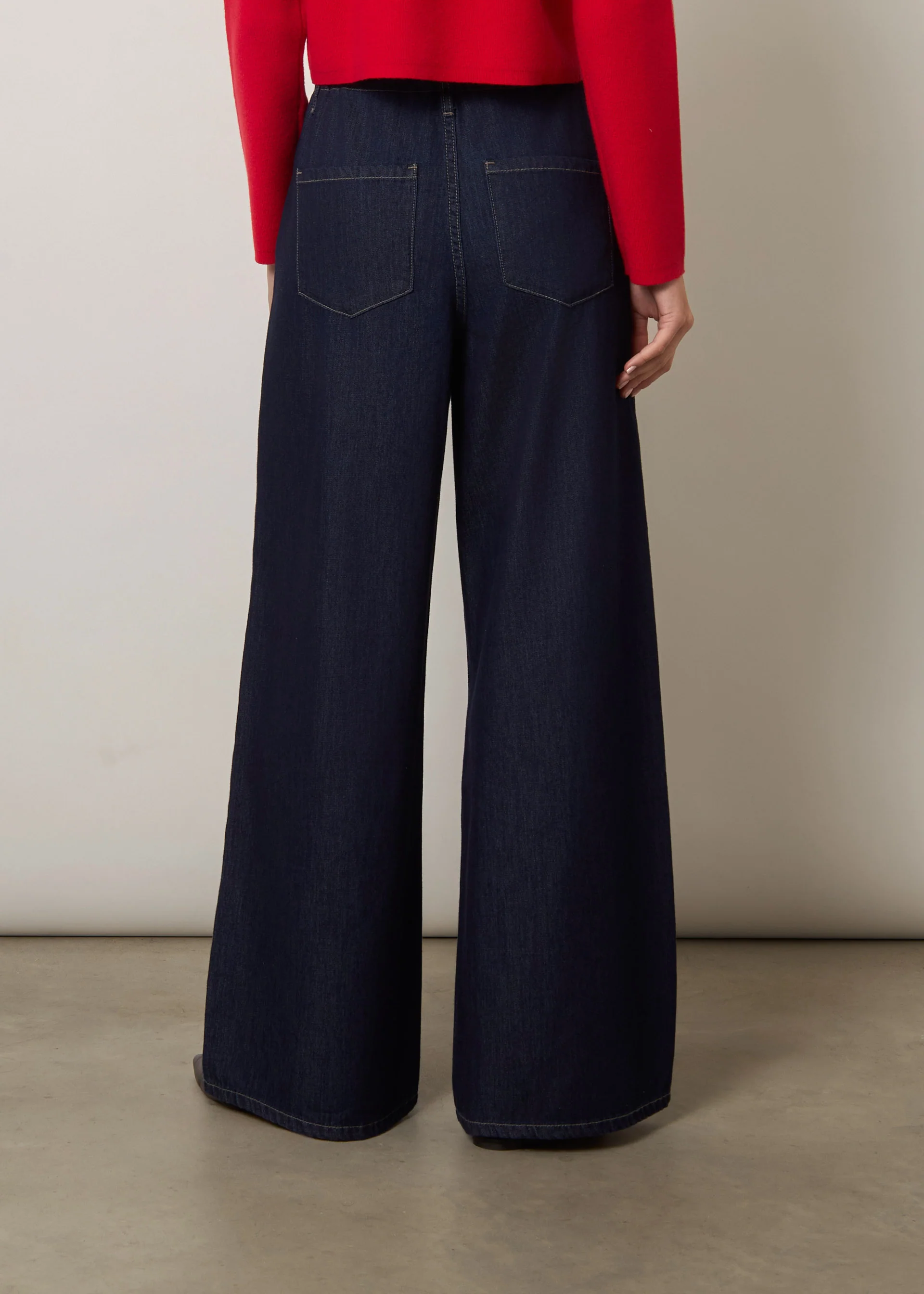 Jeans wide leg con coulisse - Image 8