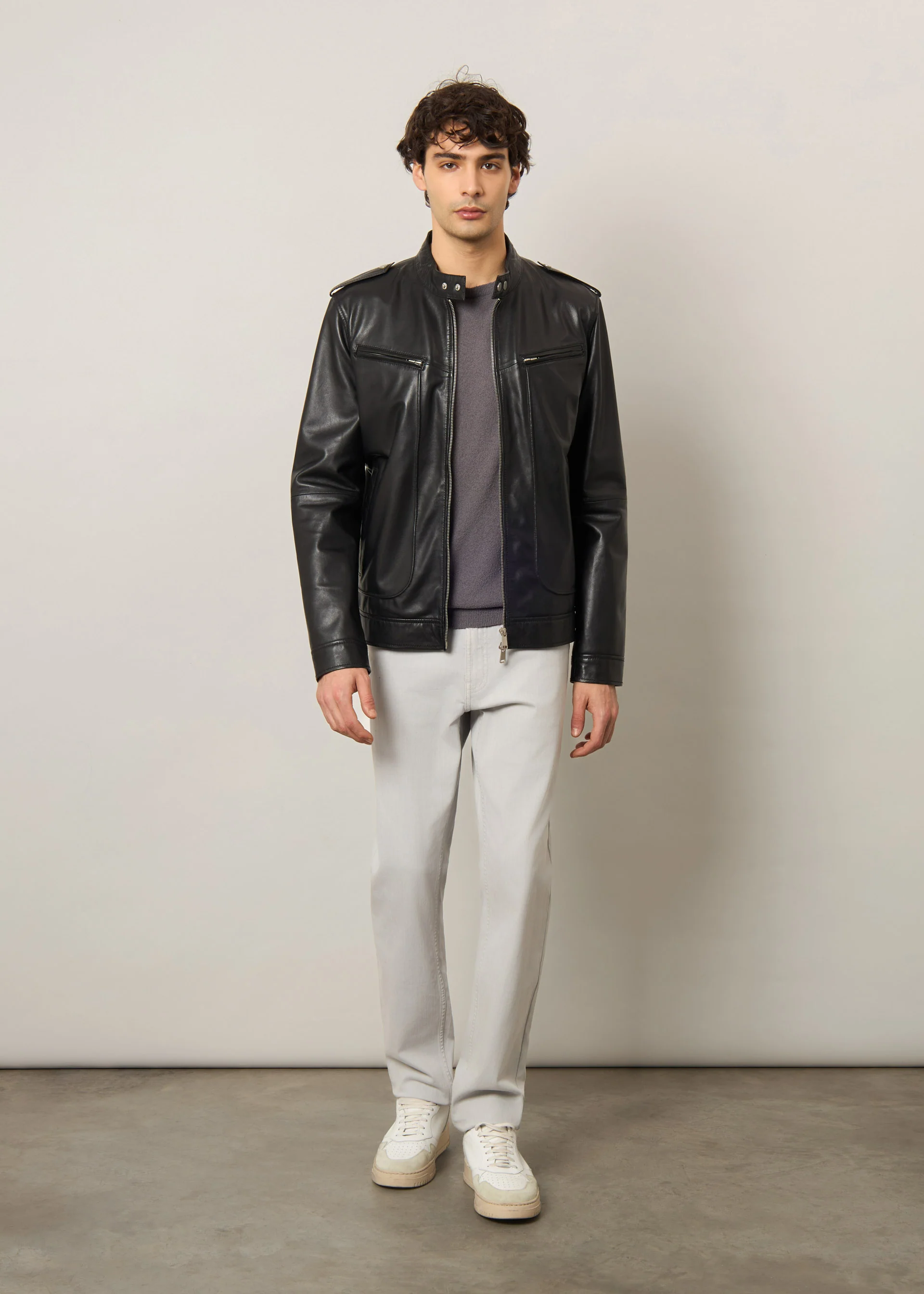 Pantalone in cotone stretch - Image 4