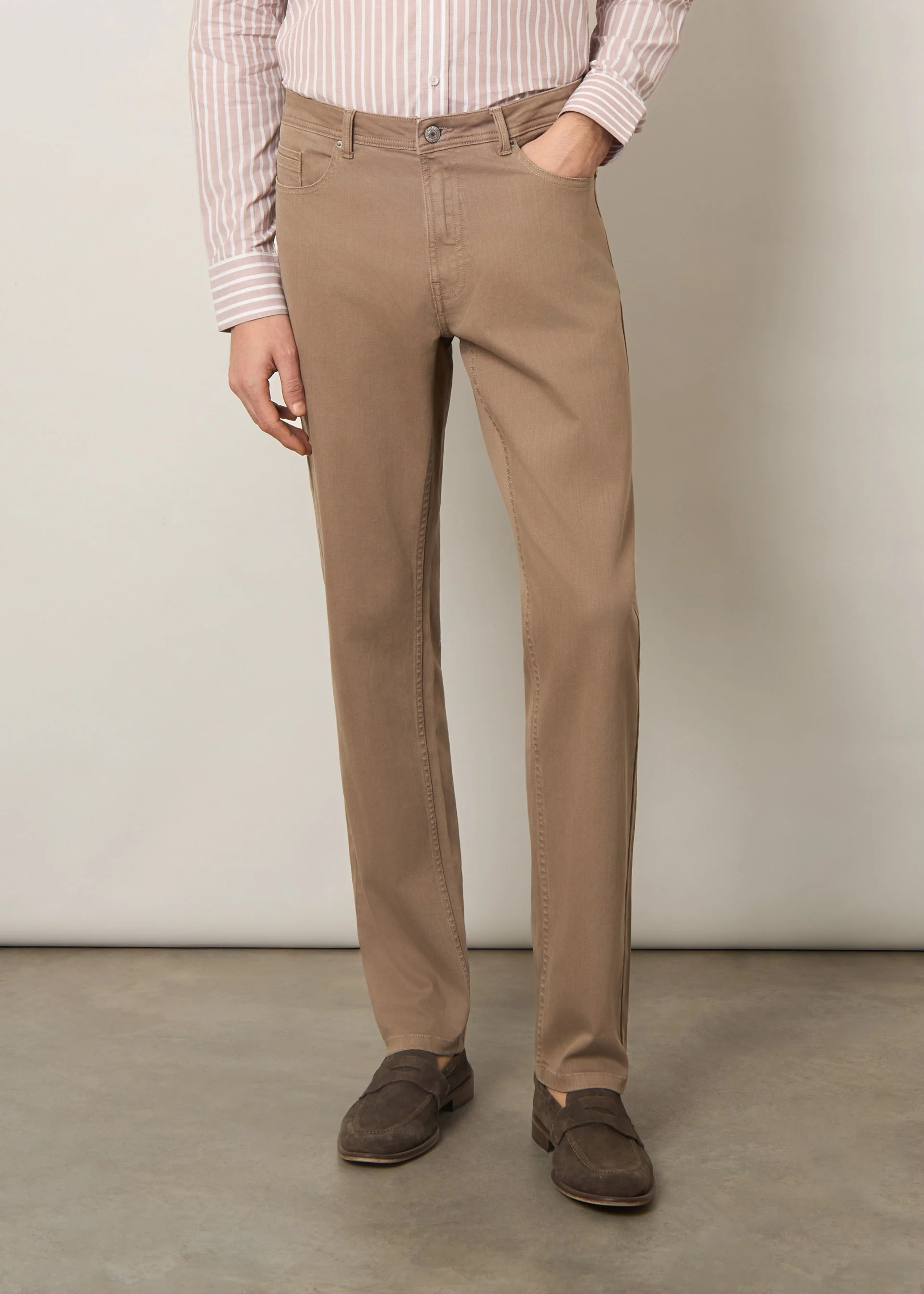 Pantalone in cotone stretch - Image 6
