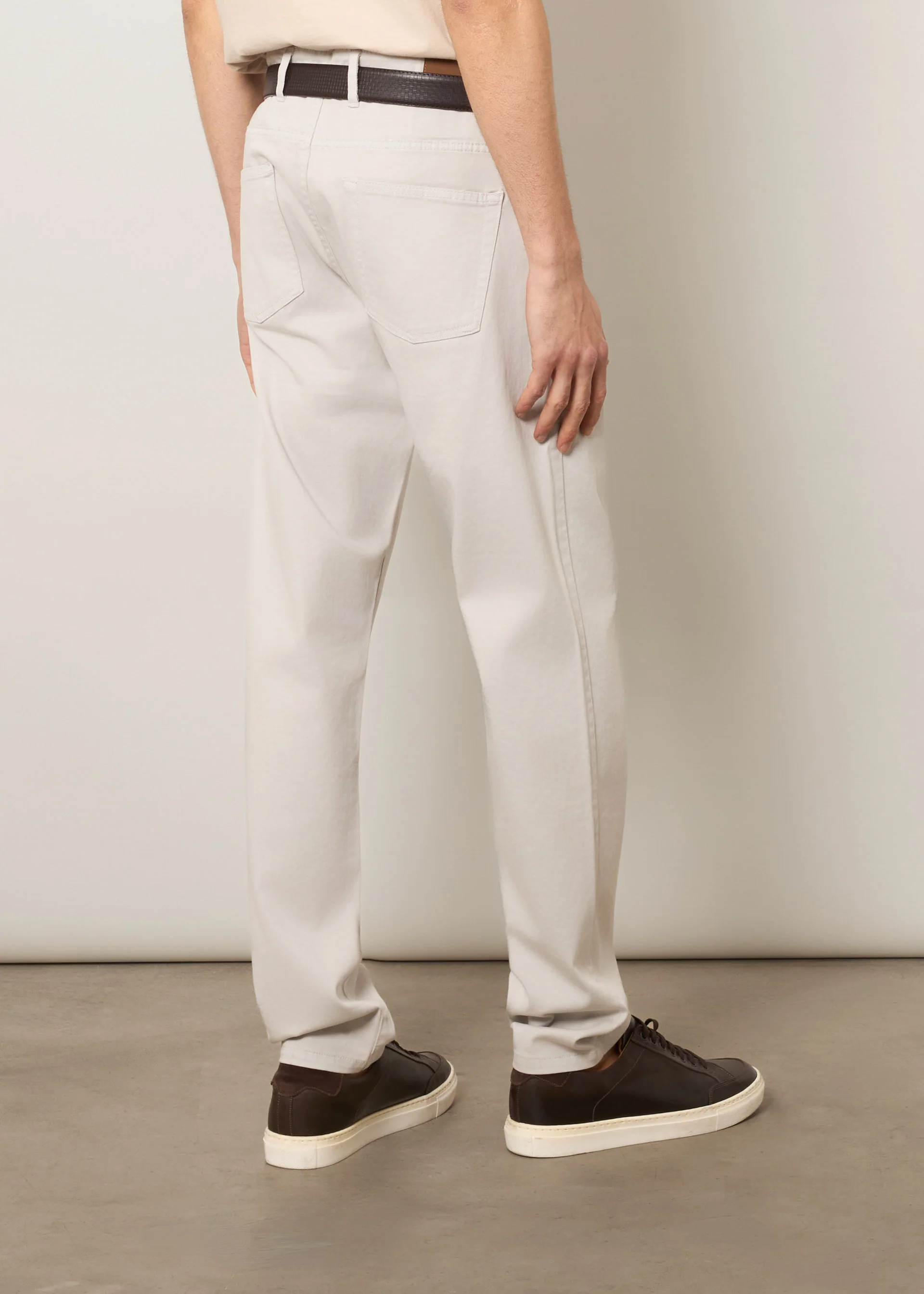 Pantaloni 5 tasche in cotone - Image 4