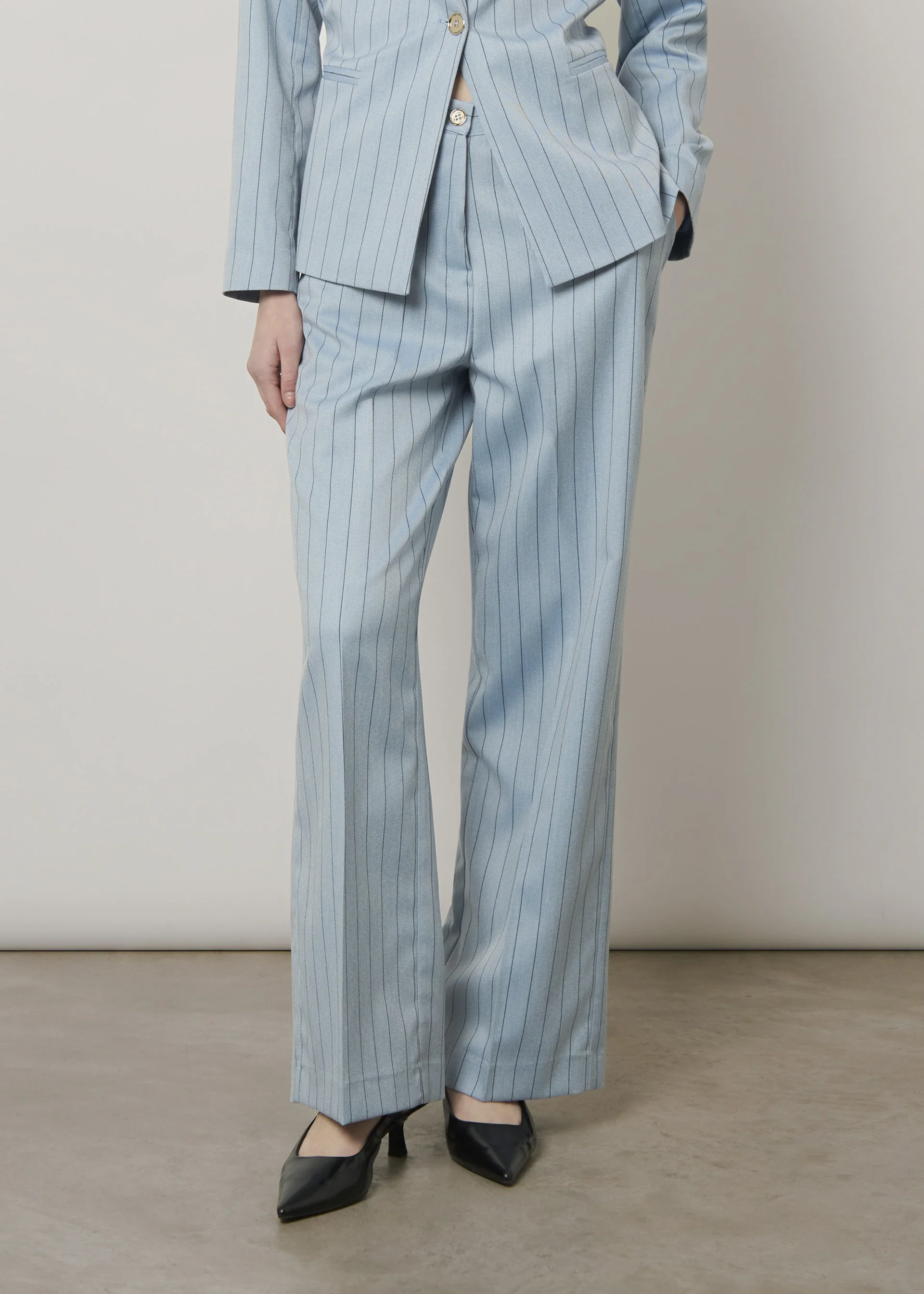 Pantaloni ampi gessato - Image 3