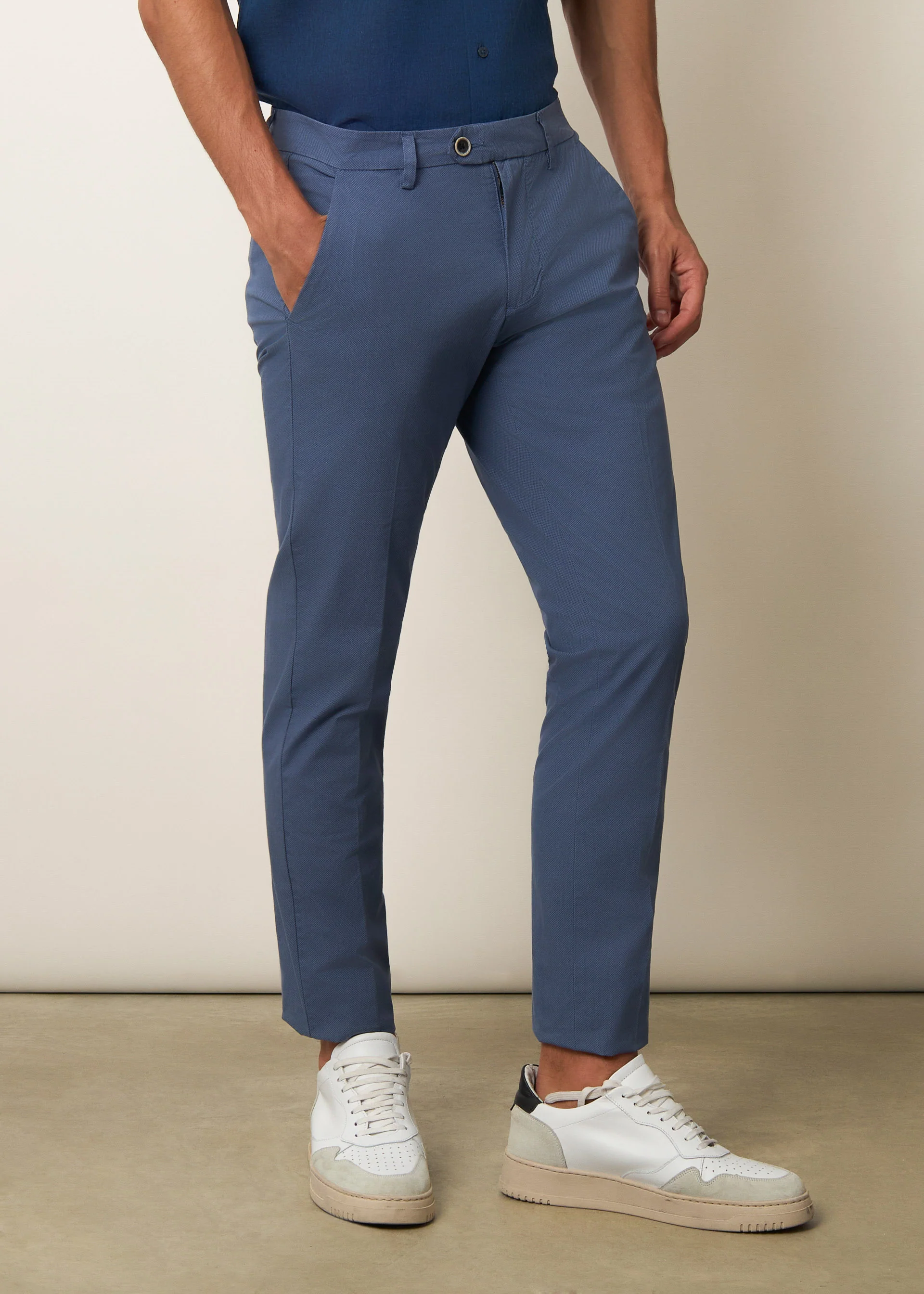 Pantaloni chino microfantasia - Image 12