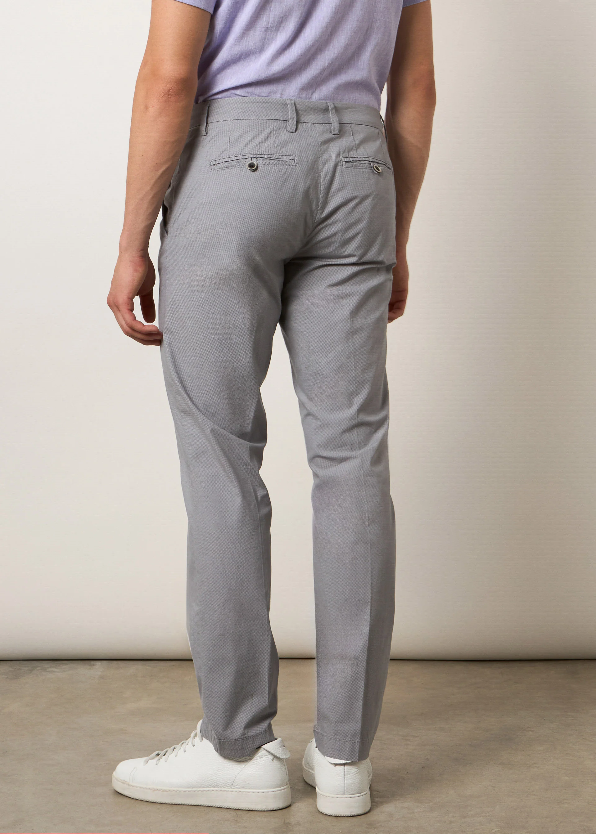 Pantaloni chino microfantasia - Image 8