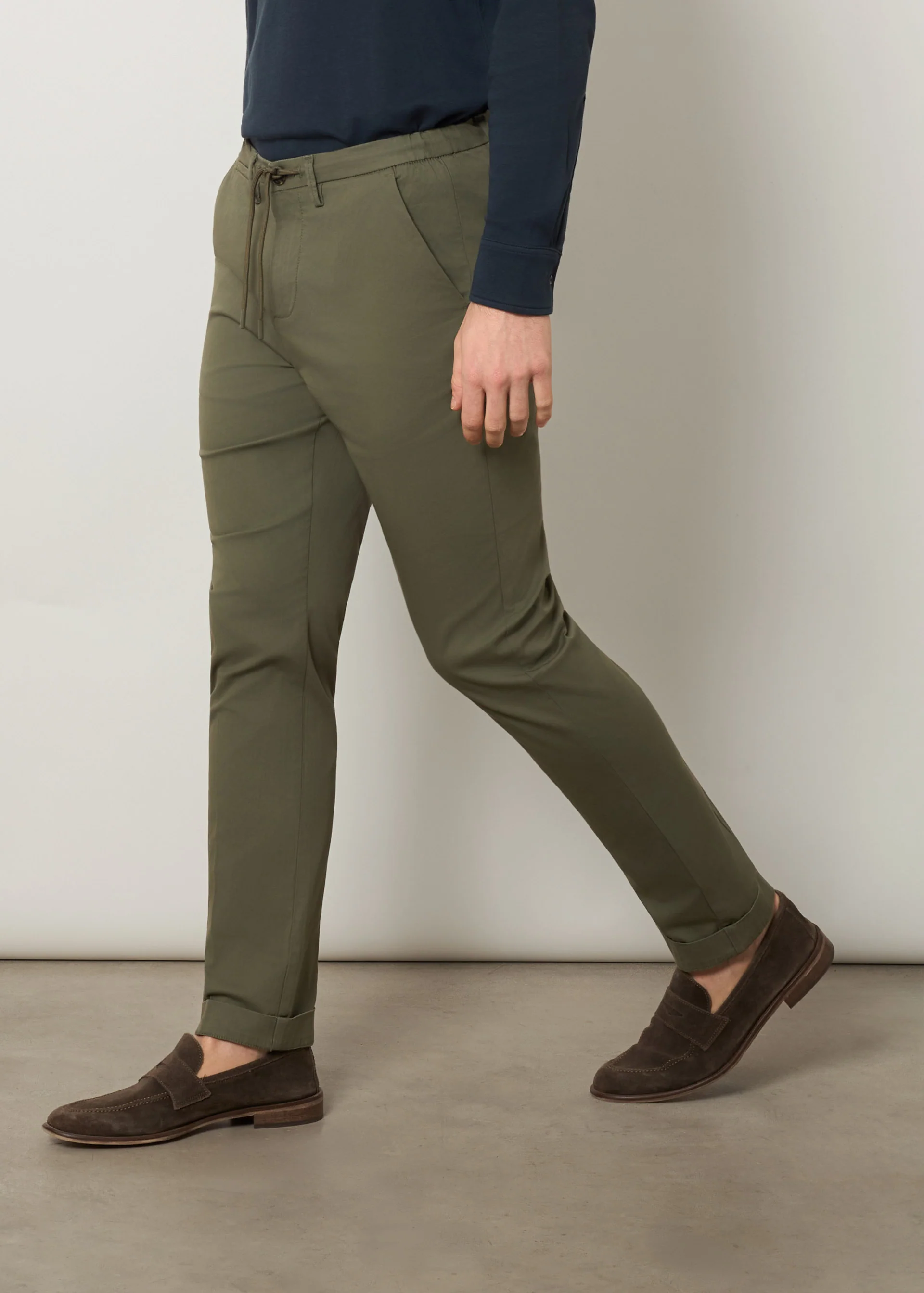 Pantaloni con coulisse in cotone - Image 6