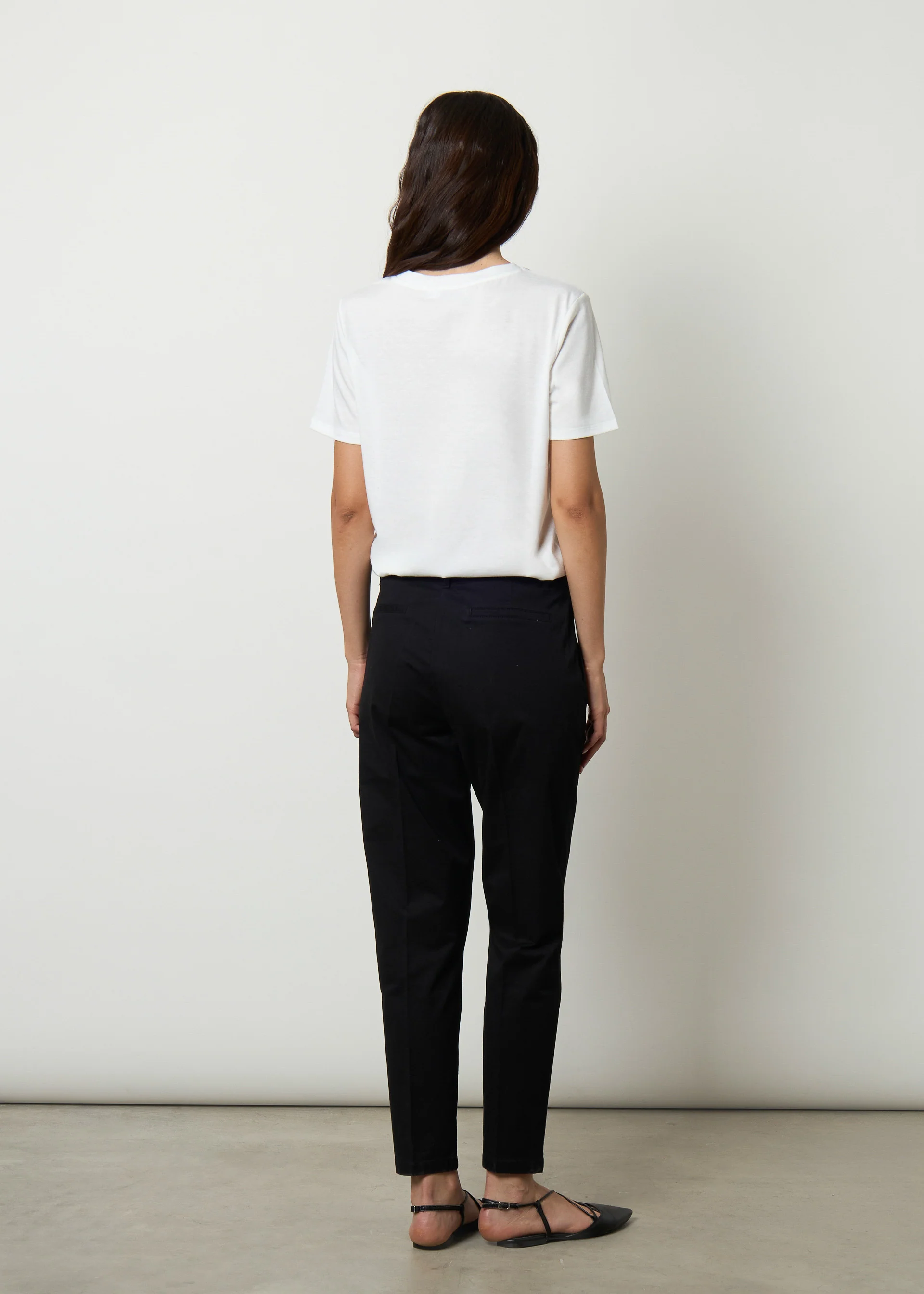 Pantaloni cotone a vita alta - Image 10