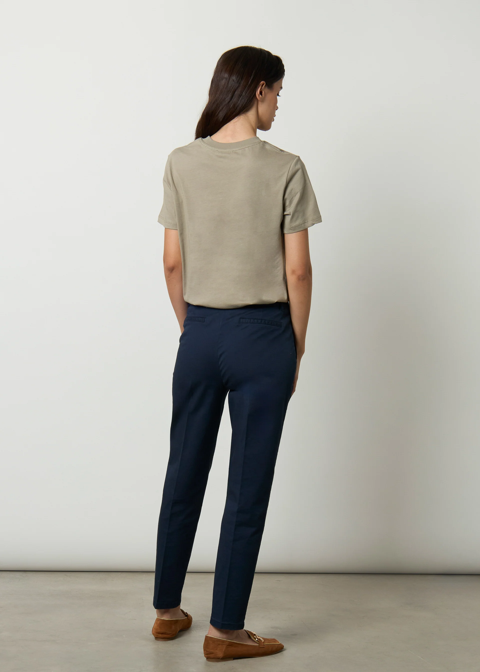 Pantaloni cotone a vita alta - Image 15