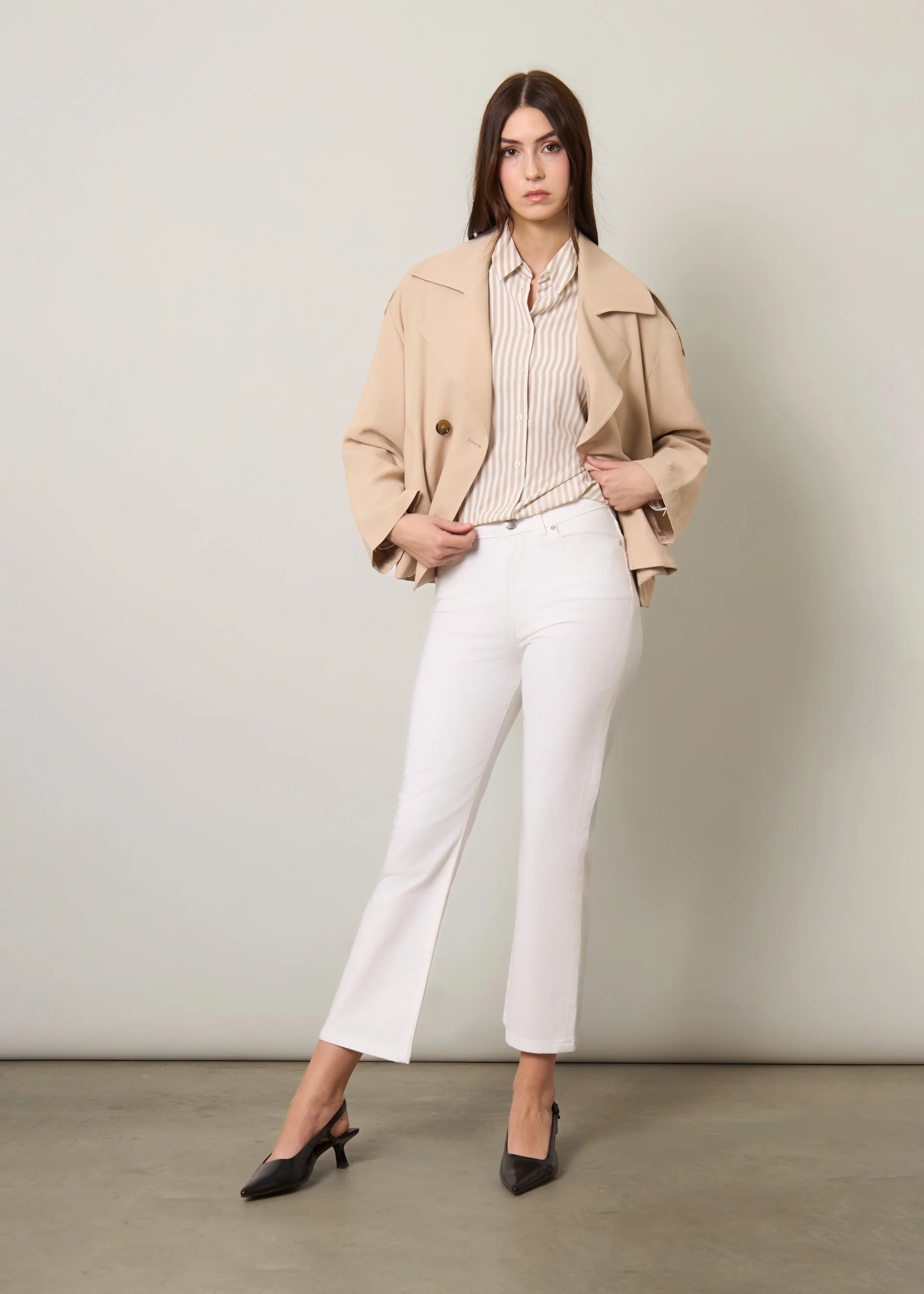 Pantaloni flare slim fit - Image 11
