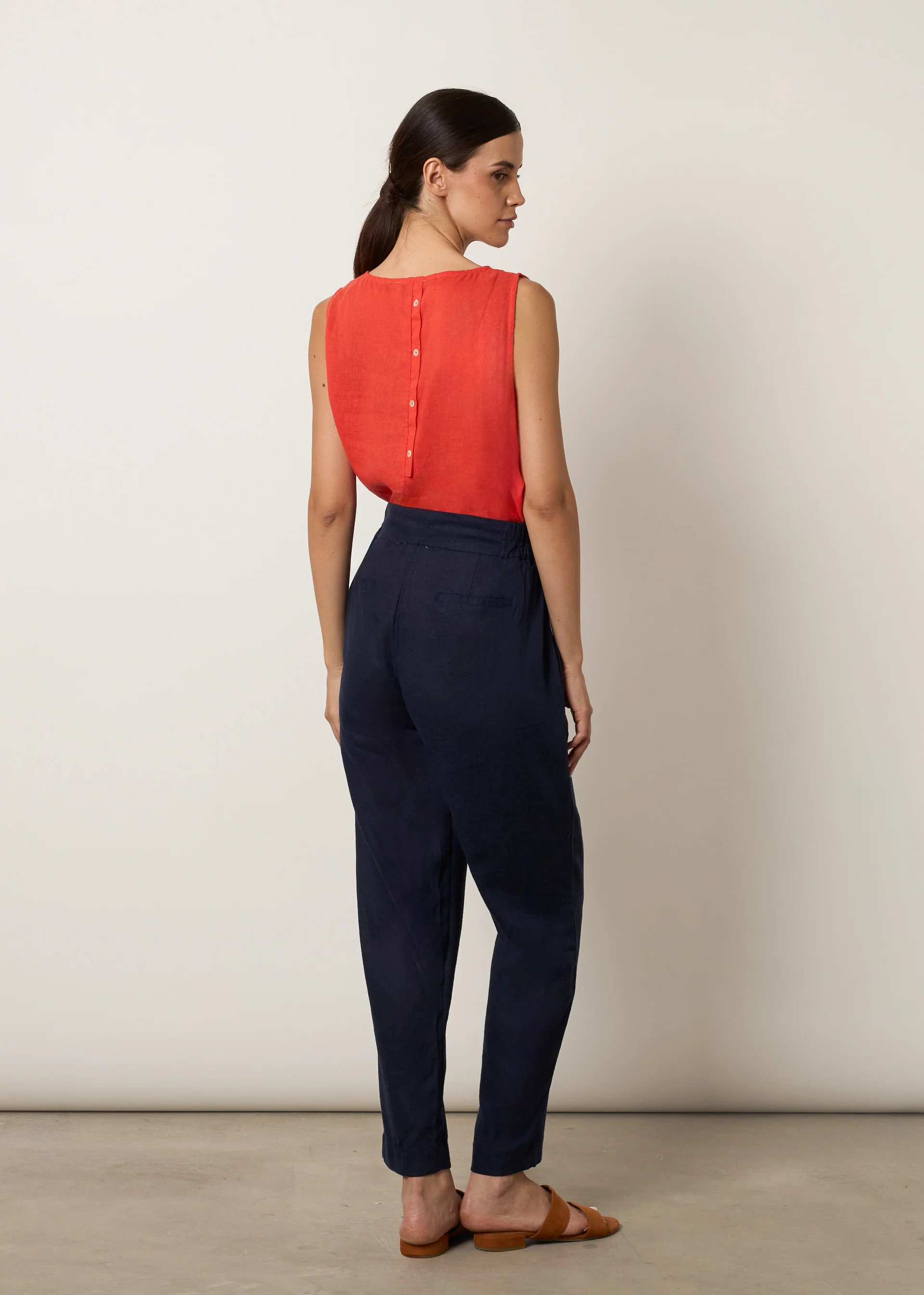 Pantaloni in misto lino - Image 11