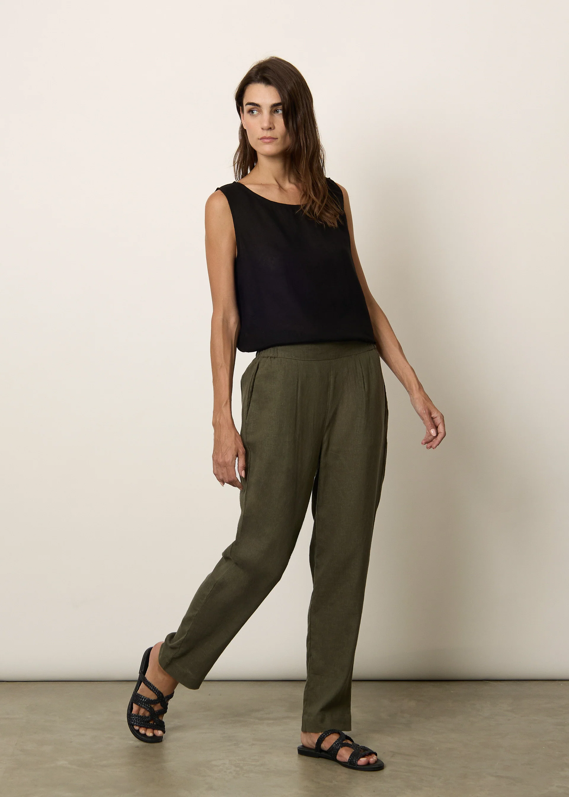 Pantaloni in misto lino - Image 2