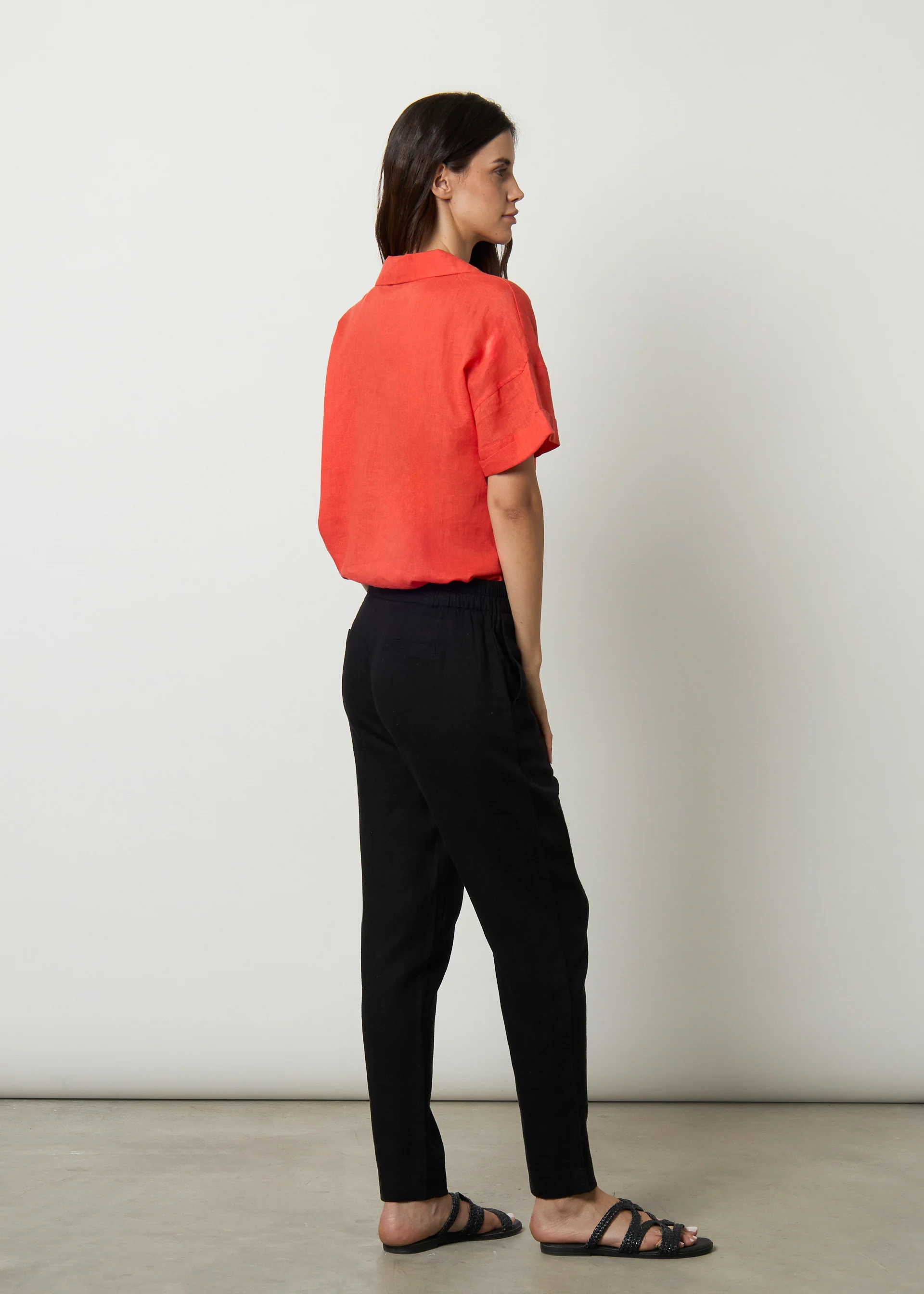 Pantaloni in misto lino - Image 8