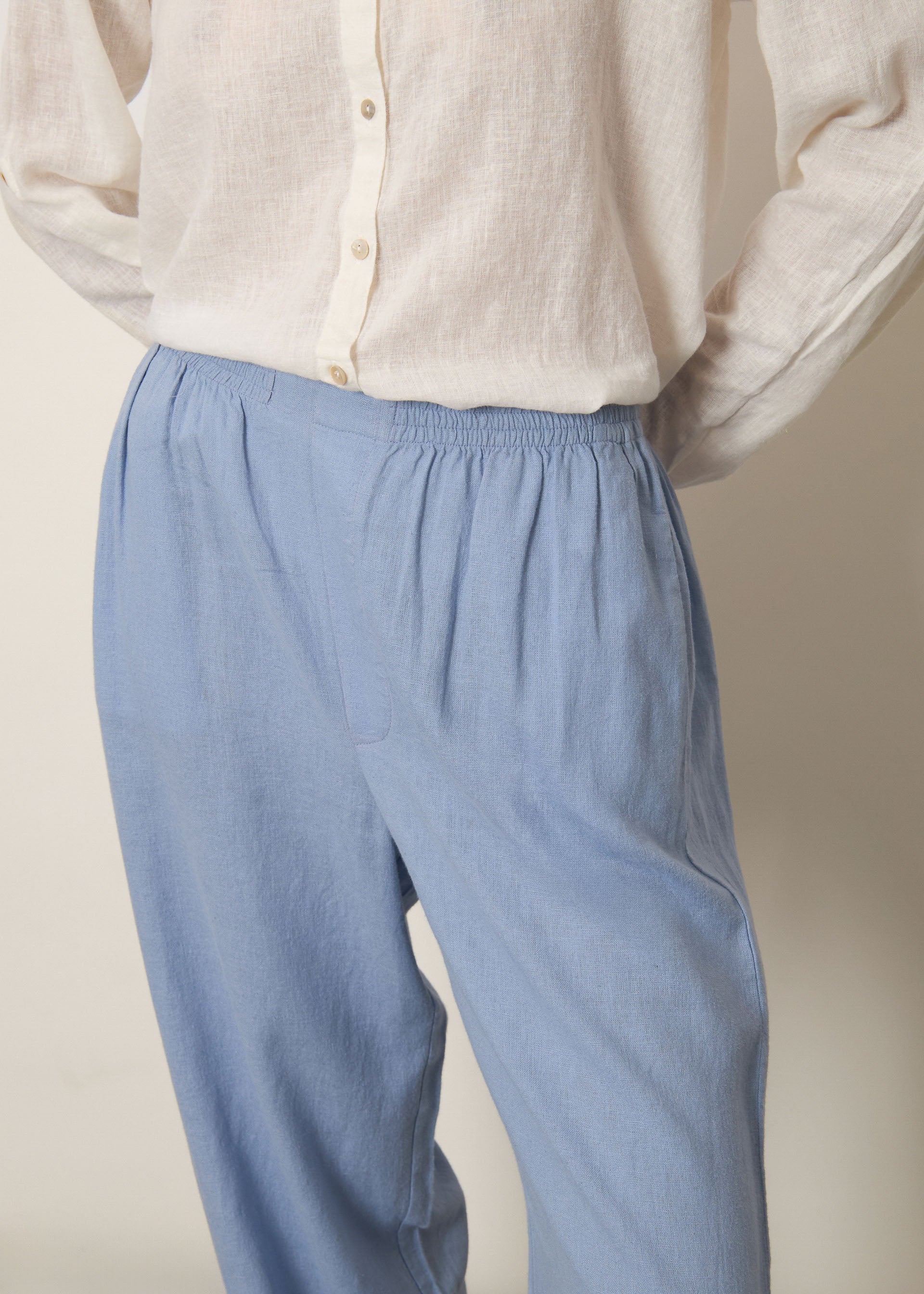 Pantaloni in misto lino - Image 3