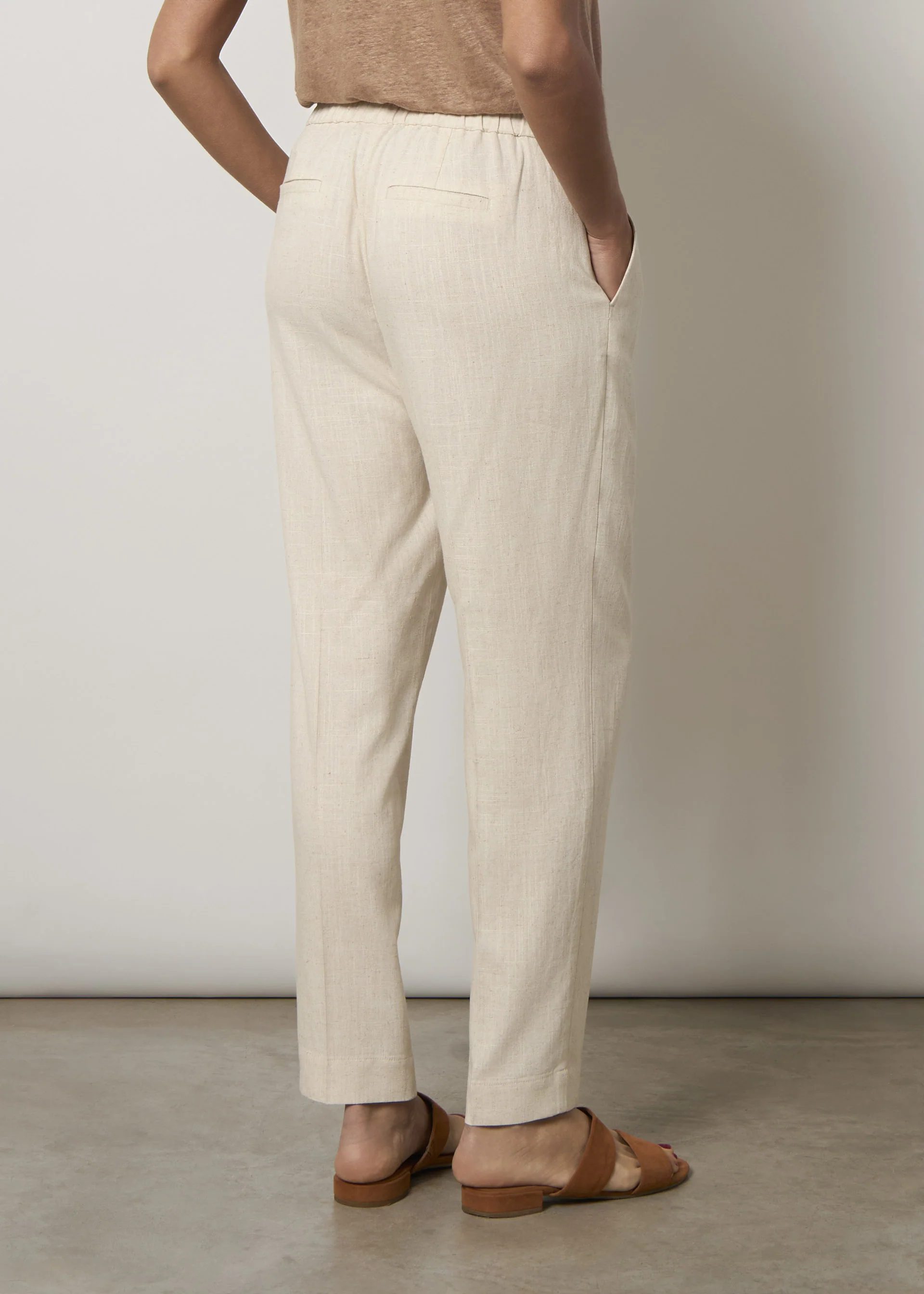 Pantaloni in misto lino - Image 3