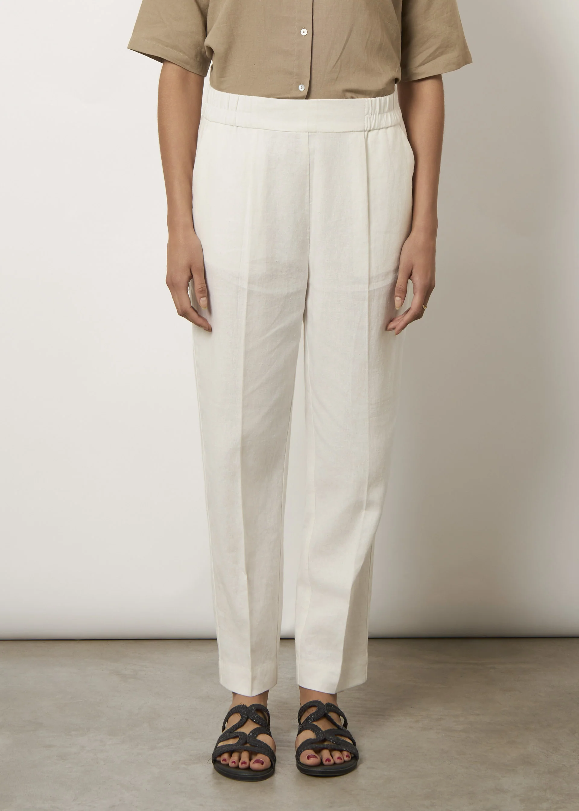 Pantaloni in misto lino - Image 3